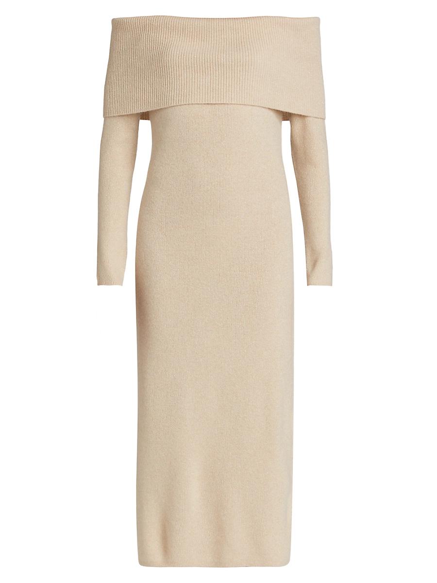 Womens Heritage Sofia Cashmere Off-the-Shoulder Dress Product Image