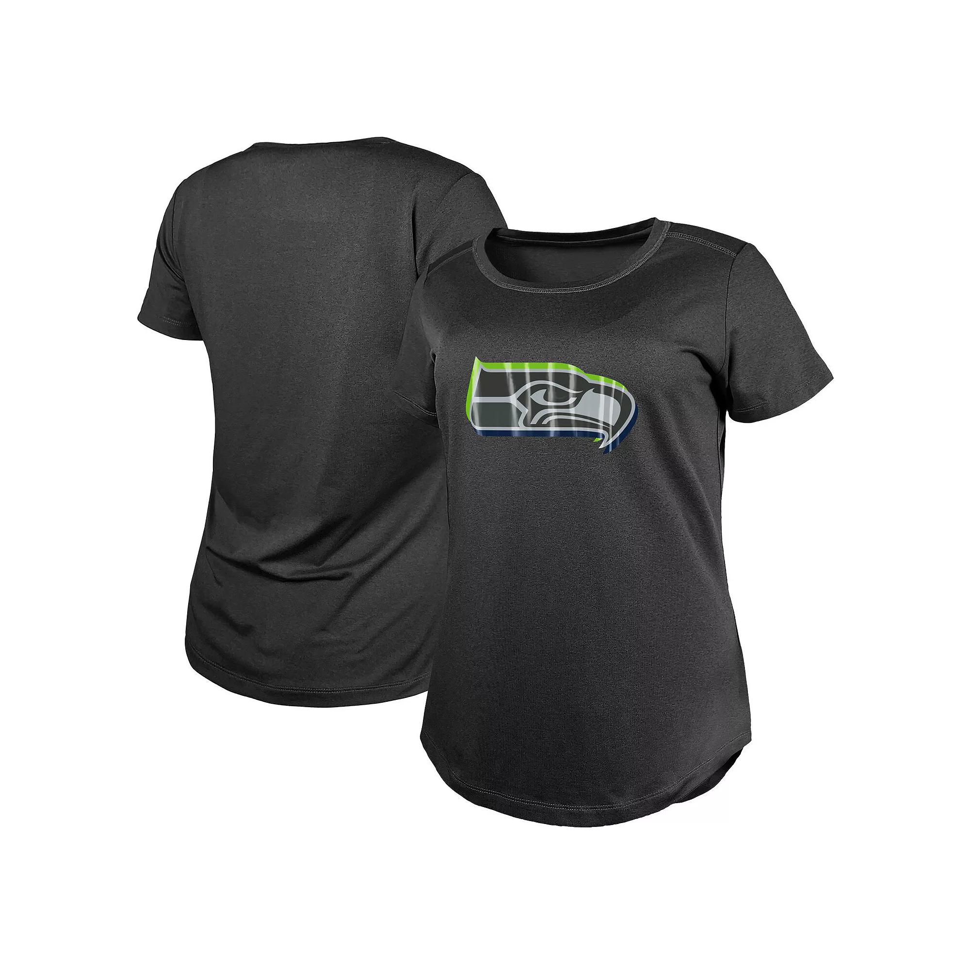 Women's New Era Charcoal Seattle Seahawks 2024 NFL Draft T-Shirt,  Product Image