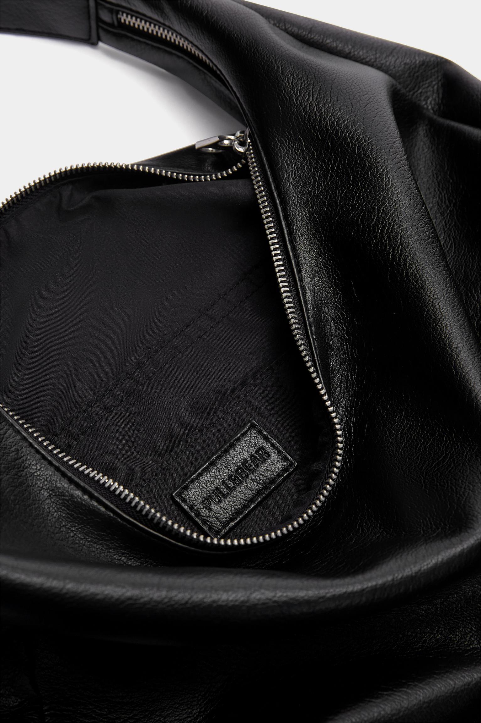 Faux leather shopper bag Product Image