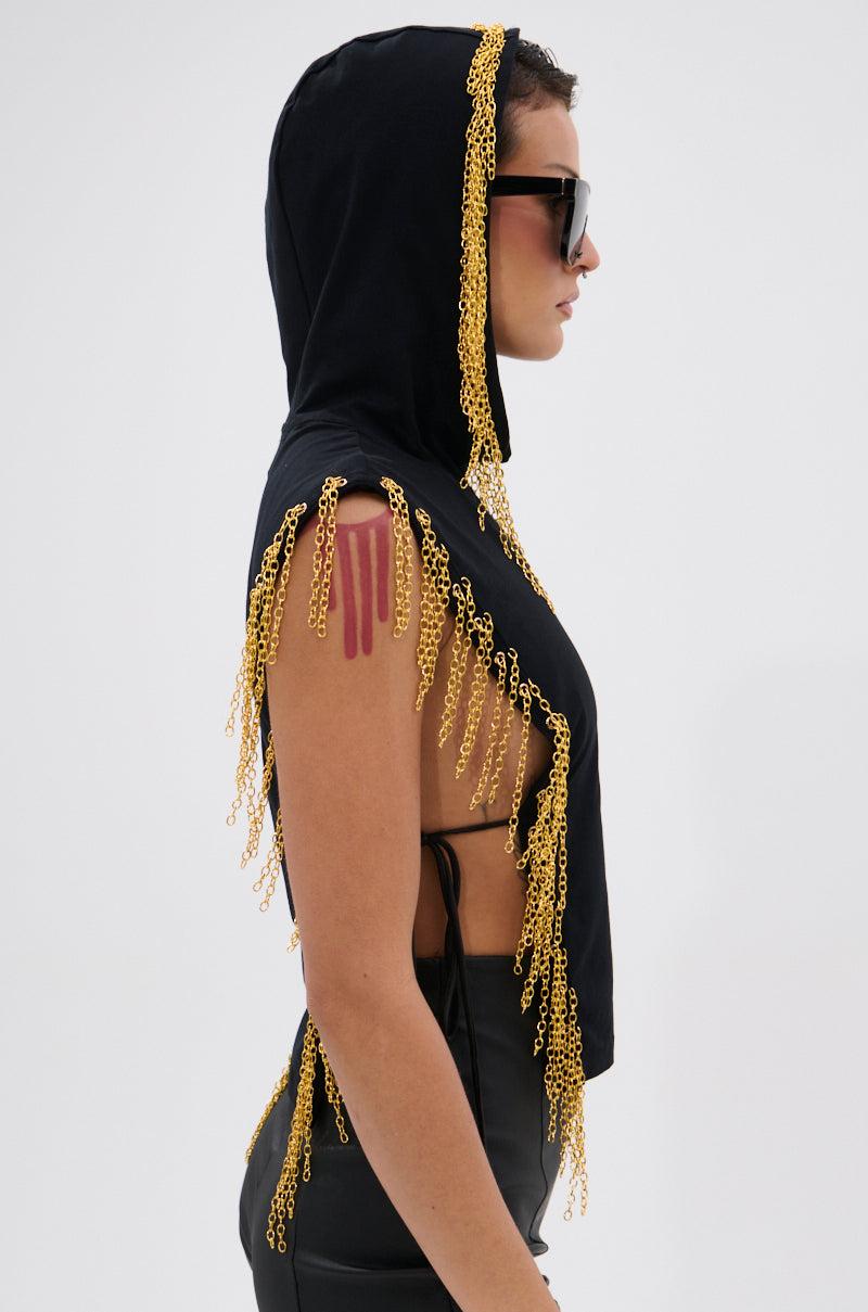 HOW DEEP IS YOUR LOVE HOODED TOP Product Image