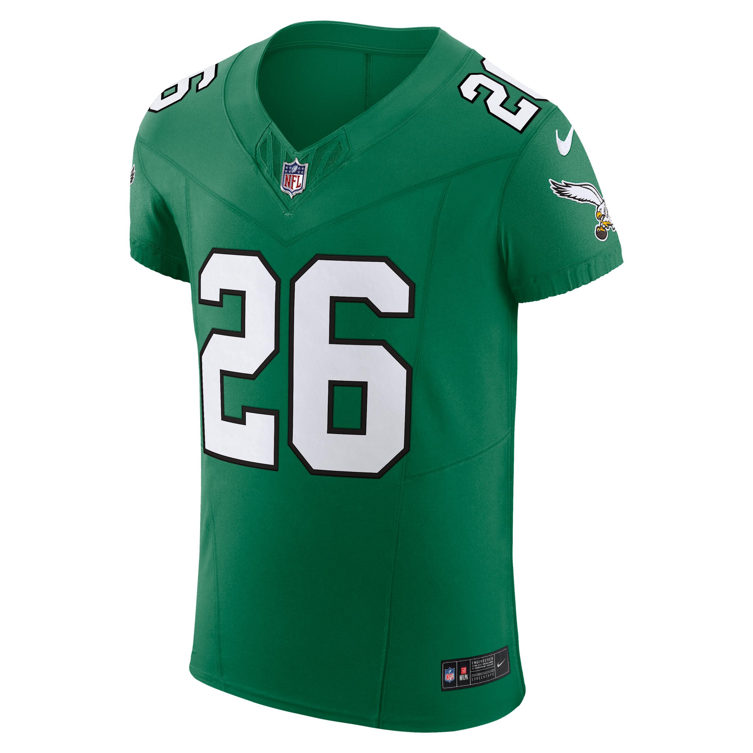 Saquon Barkley Philadelphia Eagles Nike Mens Dri-FIT NFL Elite Jersey | 58NM03T786F-8Y3 Product Image