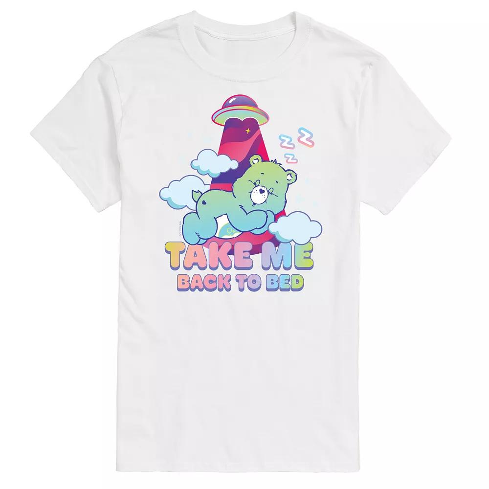 Big & Tall Care Bears Take Me Back To Bed UFO Graphic Tee, Men's,  Product Image