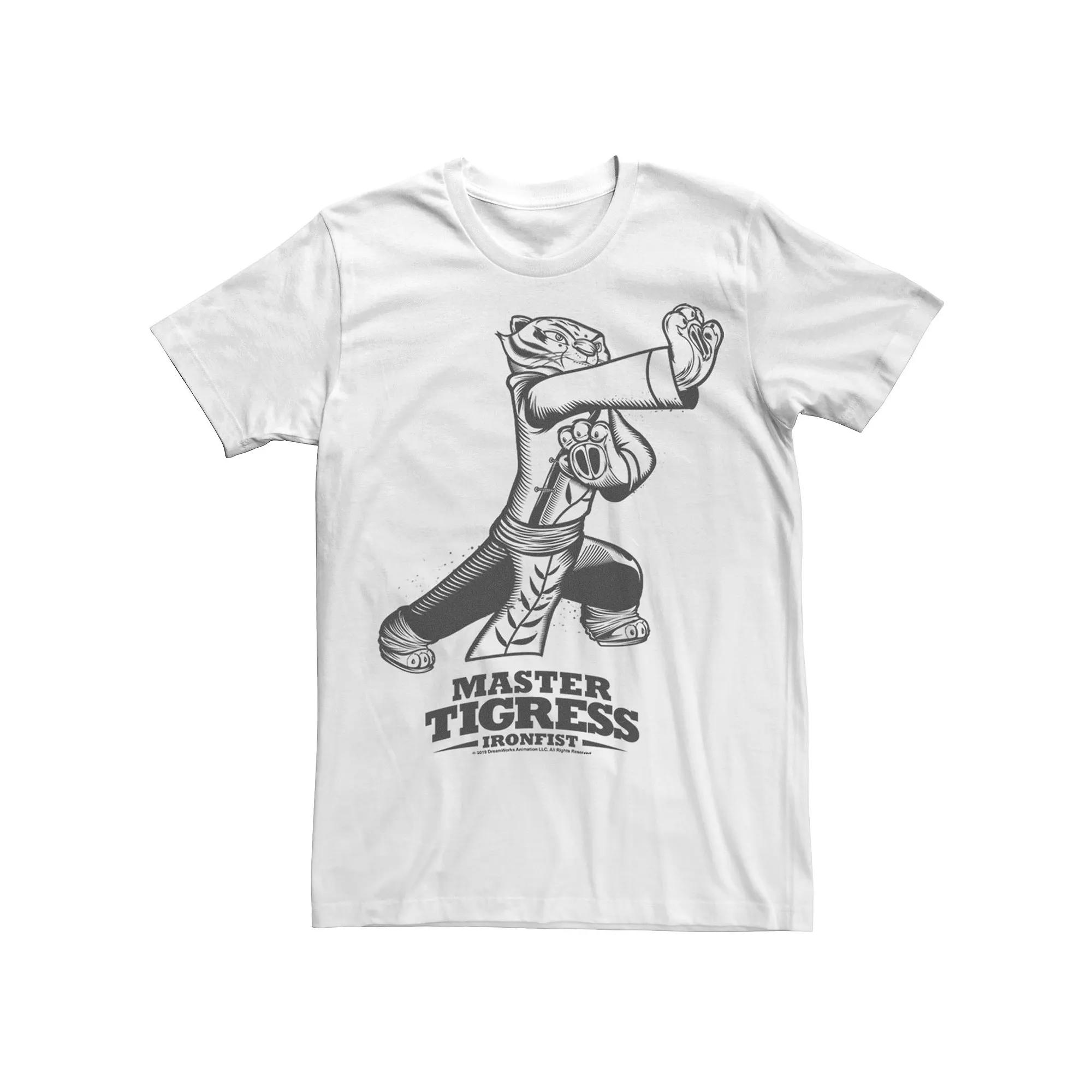 Men's Kung Fu Panda Master Tigress Iron Fist Tee,  Product Image