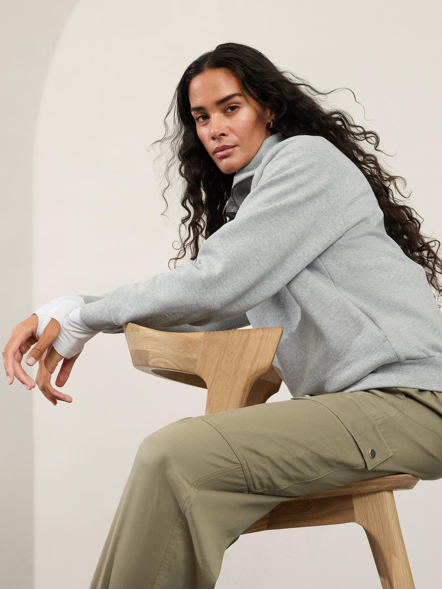 Forever Fleece Relaxed 1/4 Zip Sweatshirt Product Image