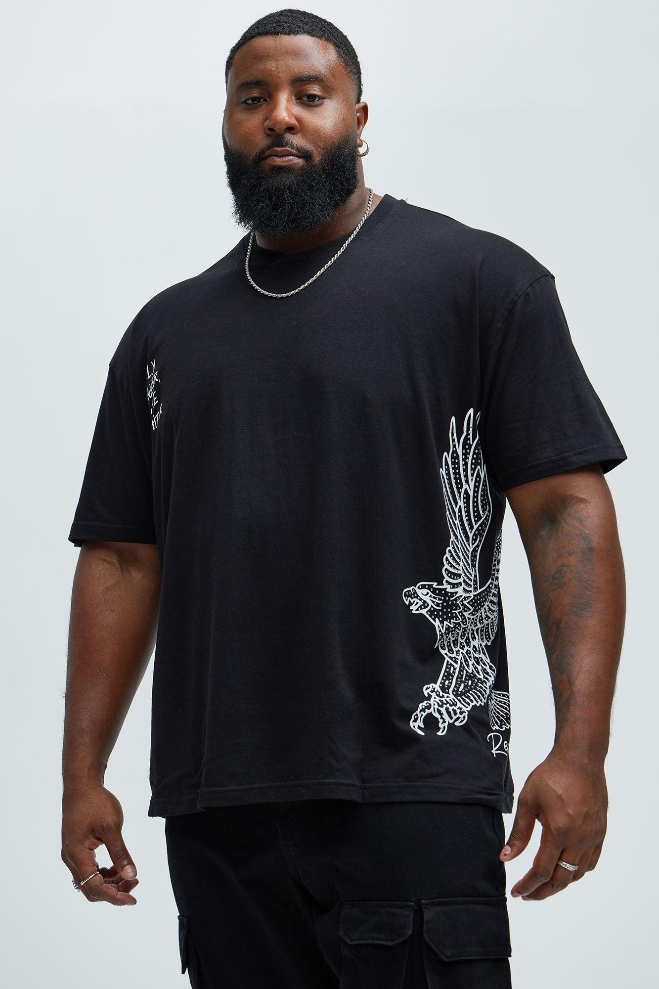 Fly Higher Shine Brighter Short Sleeve Tee - Black Product Image