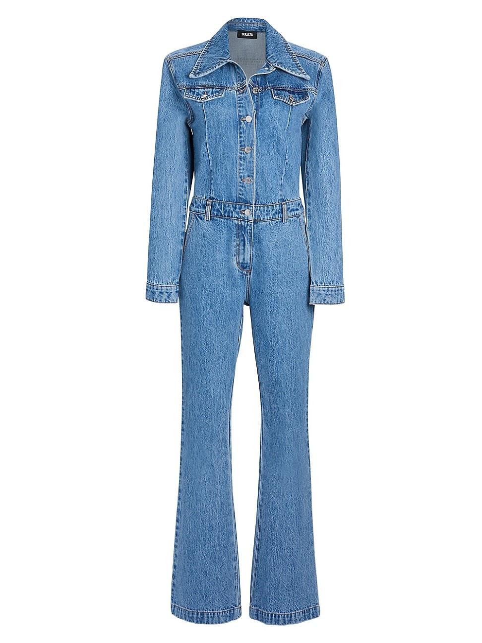 Womens Mabel Fitted Mid Rise Jumpsuit Product Image