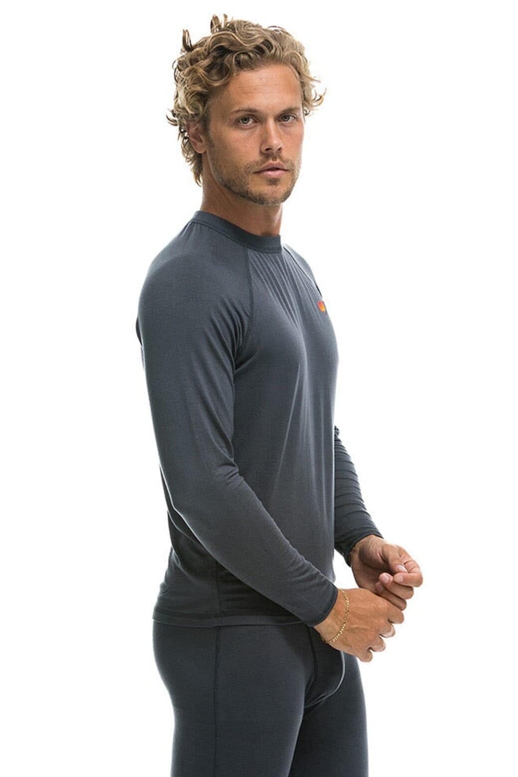 MICRO MODAL BASE LAYER TOP - TITANIUM Female Product Image
