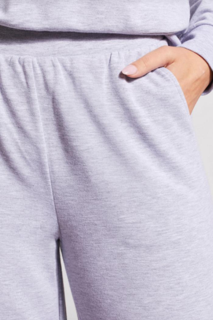 Heart Sweatshirt & Cropped Jogger Set Product Image