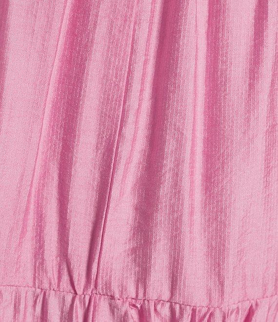 Blu Pepper V-Neck Tie Strap Midi Dress Product Image