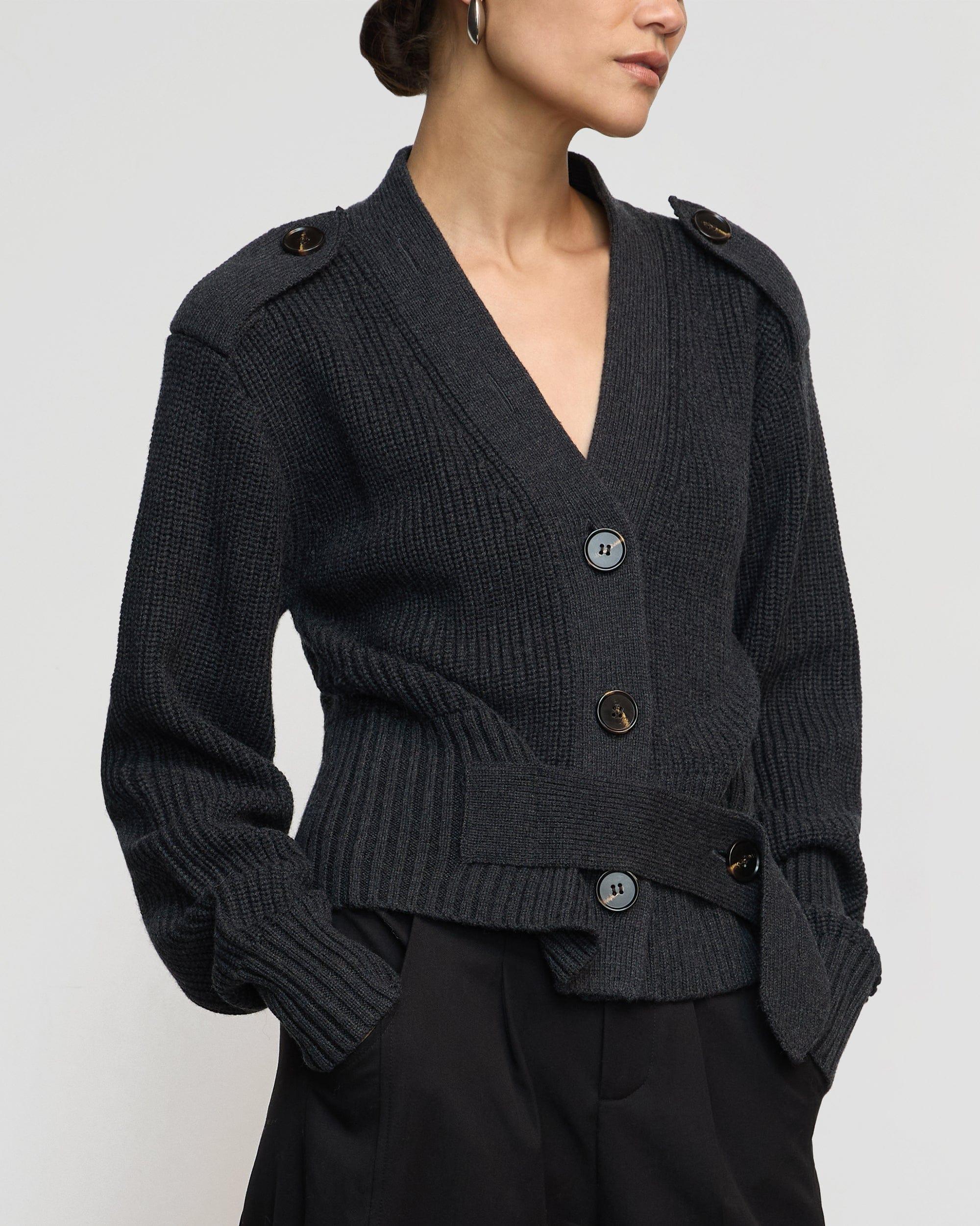 Clary Button-Detail Cardigan Product Image