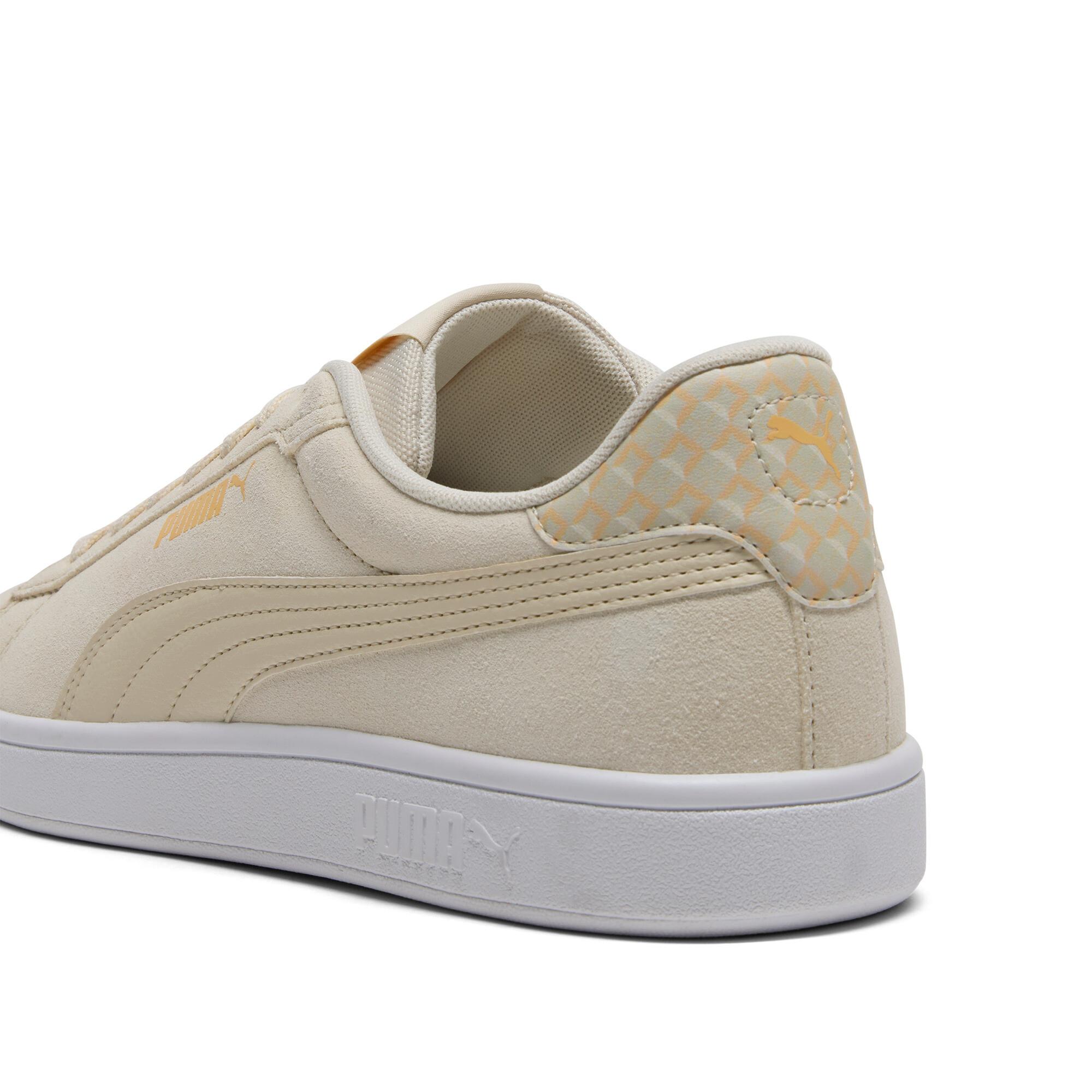 PUMA Smash 3.0 Geometric Men's Sneakers in Alpine Snow/Alpine Snow Product Image