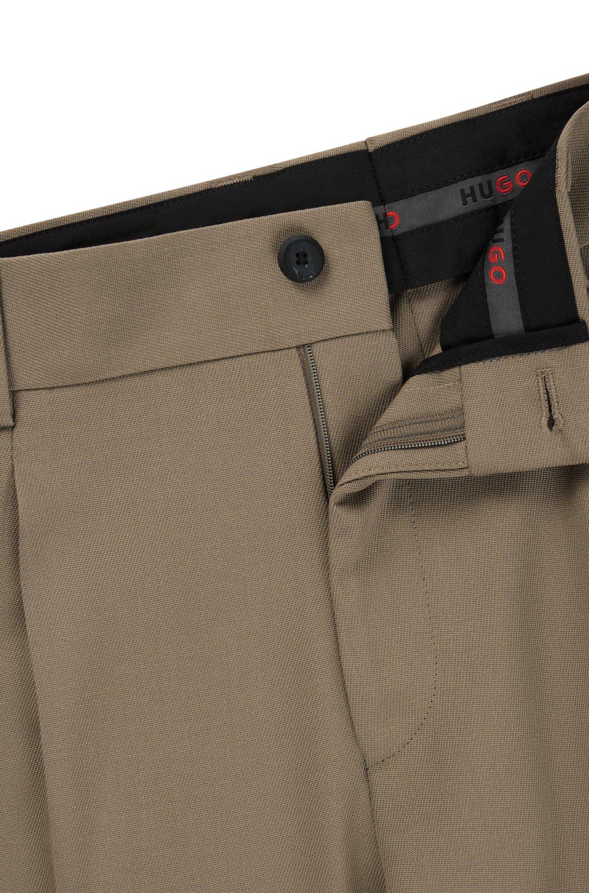 Modern-fit trousers in stretch twill with front crease Product Image