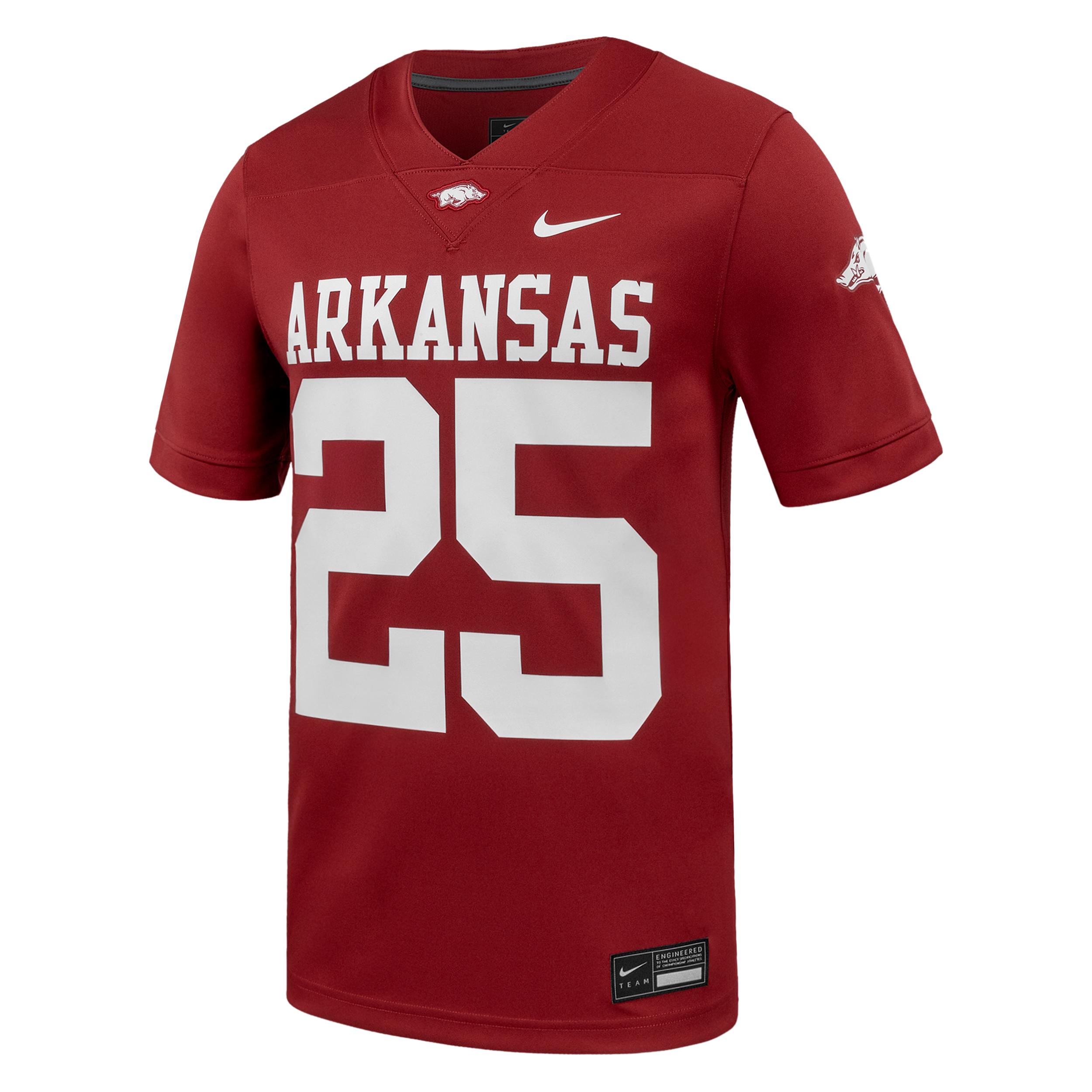 Arkansas Nike Mens College Football Replica Jersey | P31811A371-CRM Product Image