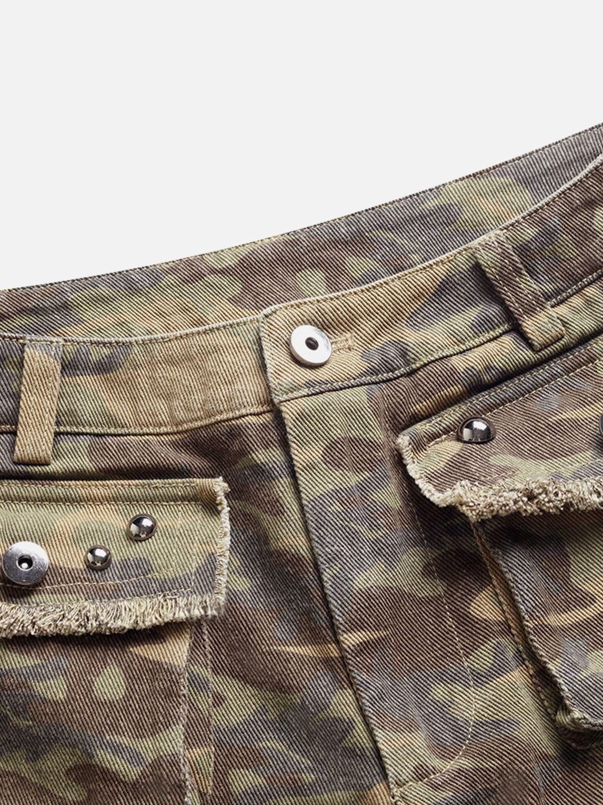 Aelfric Eden Camouflage Multi Pocket Jeans Product Image