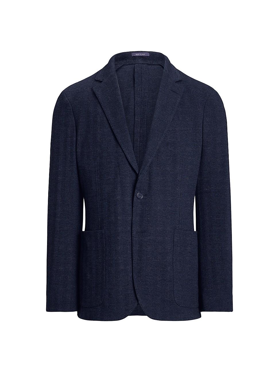 Mens Hadley Hand-Tailored Herringbone Jacket Product Image