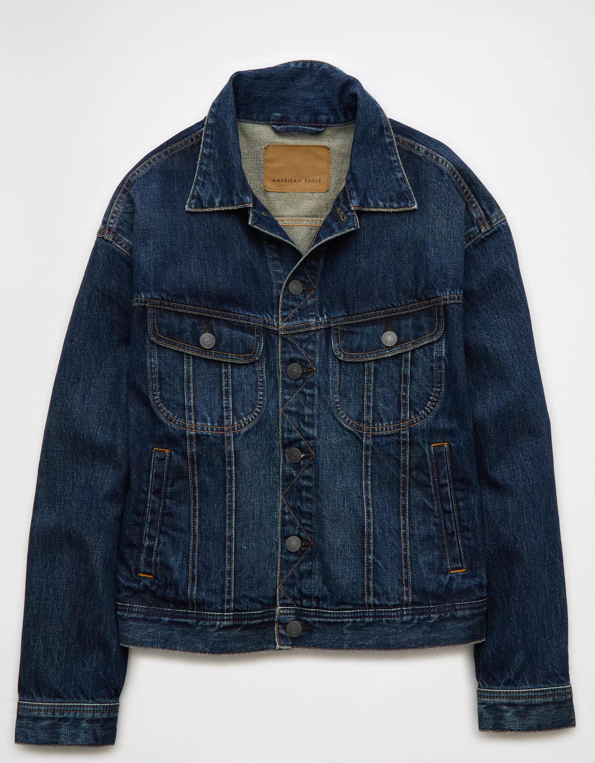 AE Denim Trucker Jacket Product Image