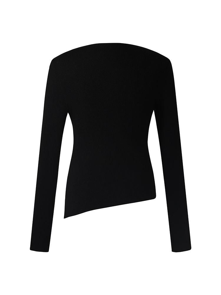 Slim-Fit Women Bowknot Sweater Product Image