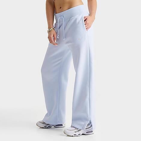 Womens Nike Sportswear Phoenix Fleece High-Waisted Wide-Leg Sweatpants | DQ5615-423 Product Image