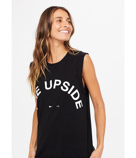 The Upside Organic Cotton Sleeveless Graphic Muscle Tank Product Image