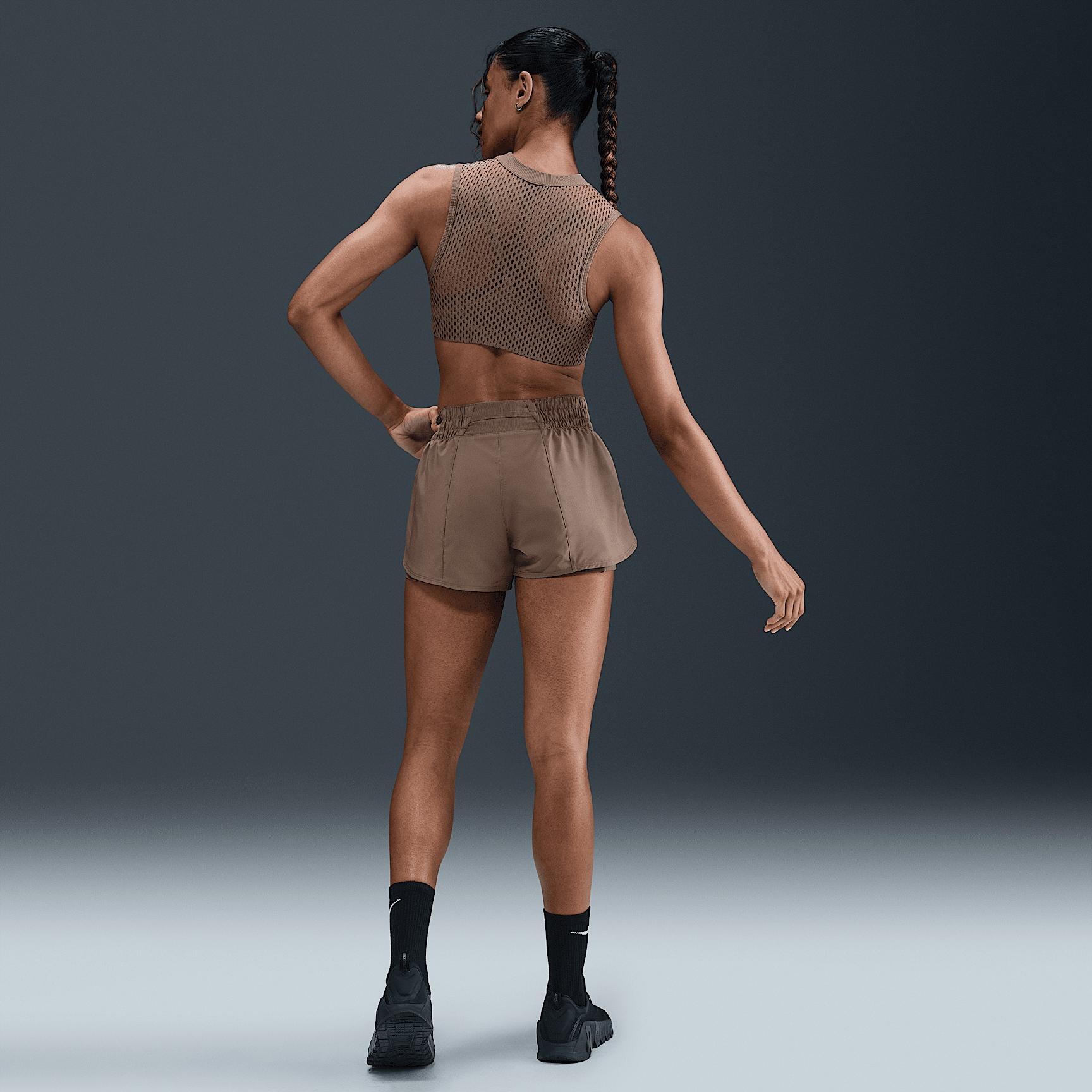 Nike Womens Indy Net Light-Support Padded Sports Bra | HF5422-010 Product Image