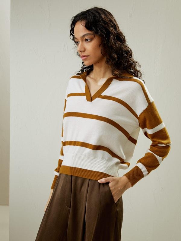 Merino Wool Sweater Polo Product Image