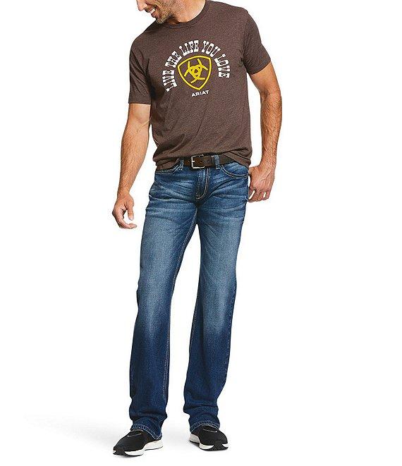 Ariat M7 Rocker Stretch Nassau Stackable Straight Leg Jeans Product Image