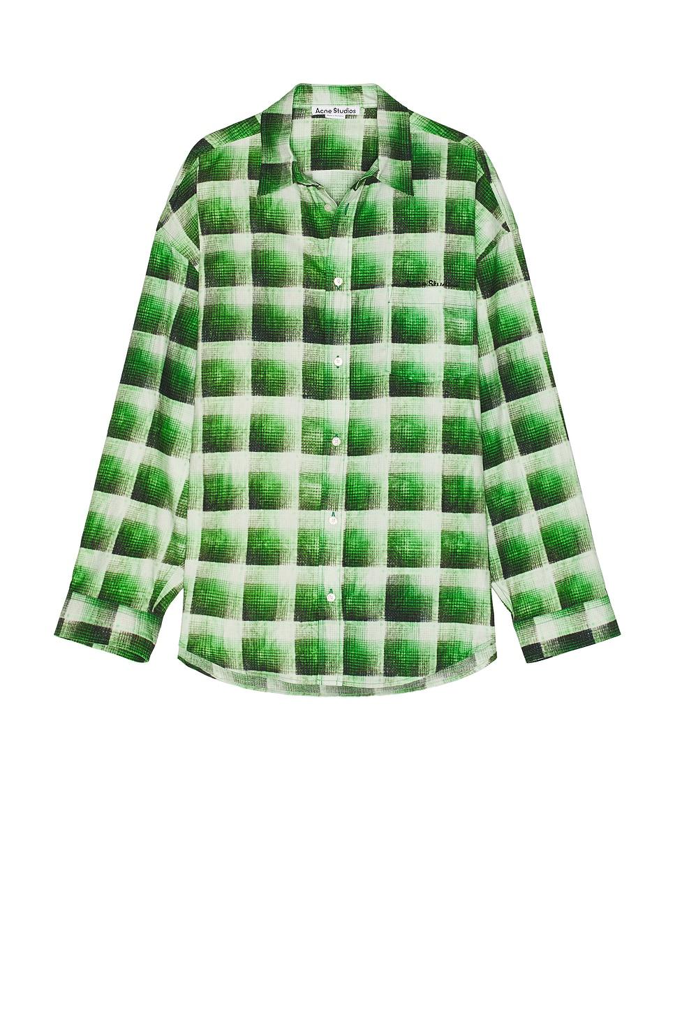 Printed Flannel Check Shirt Product Image