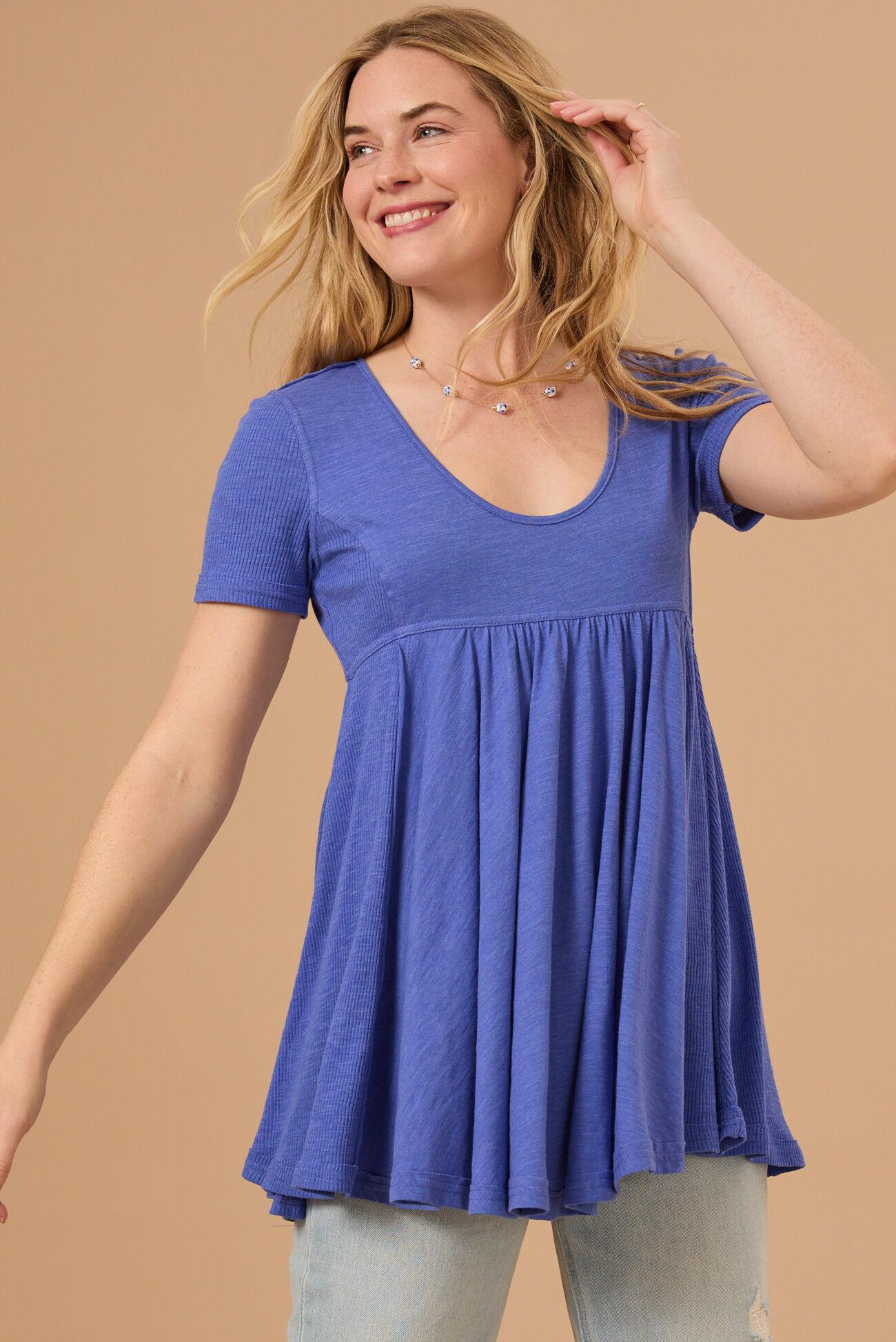 Andi Babydoll Tunic Top Product Image
