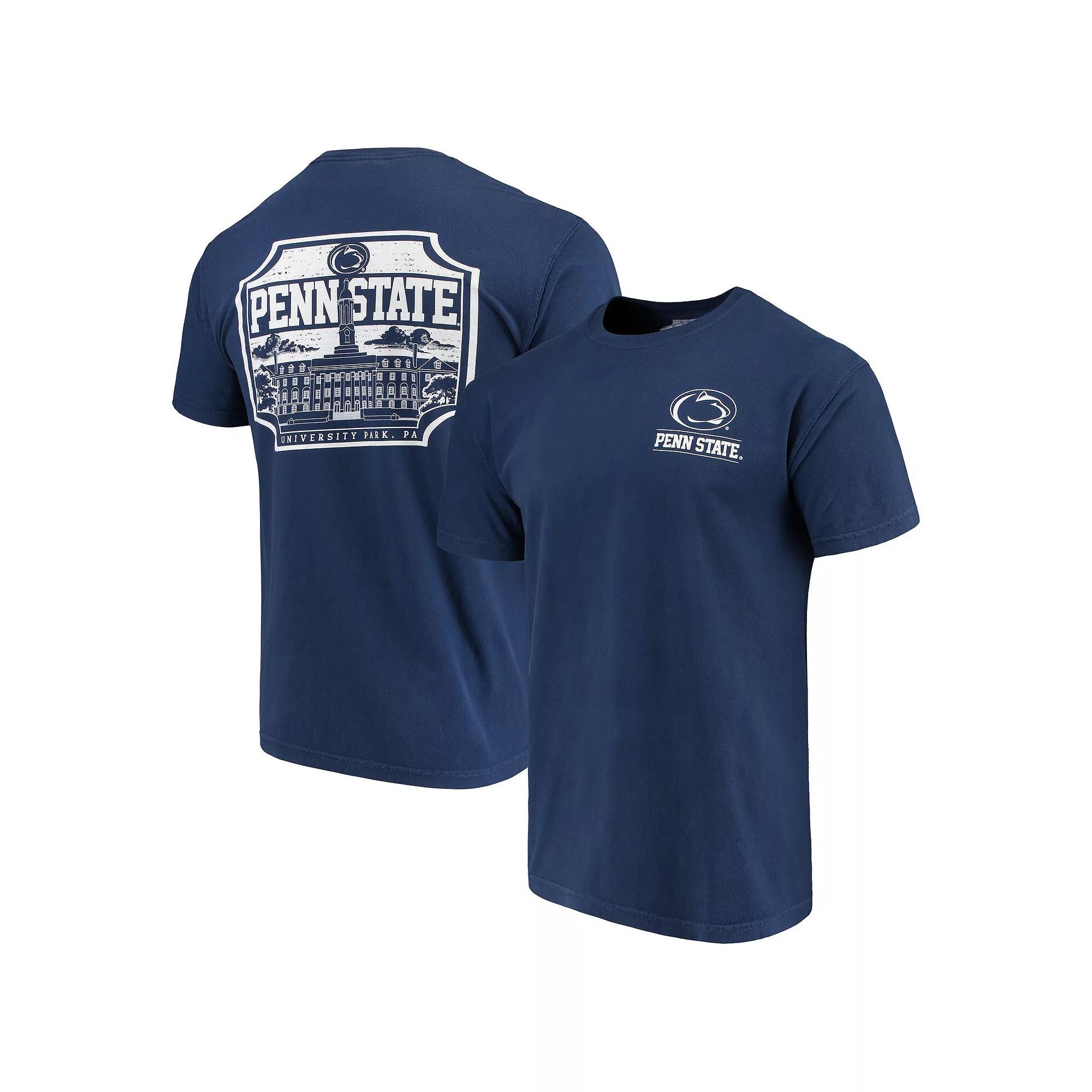 Men's Navy Penn State Nittany Lions Comfort Colors Campus Icon T-Shirt, Size: 2XL, Blue Product Image