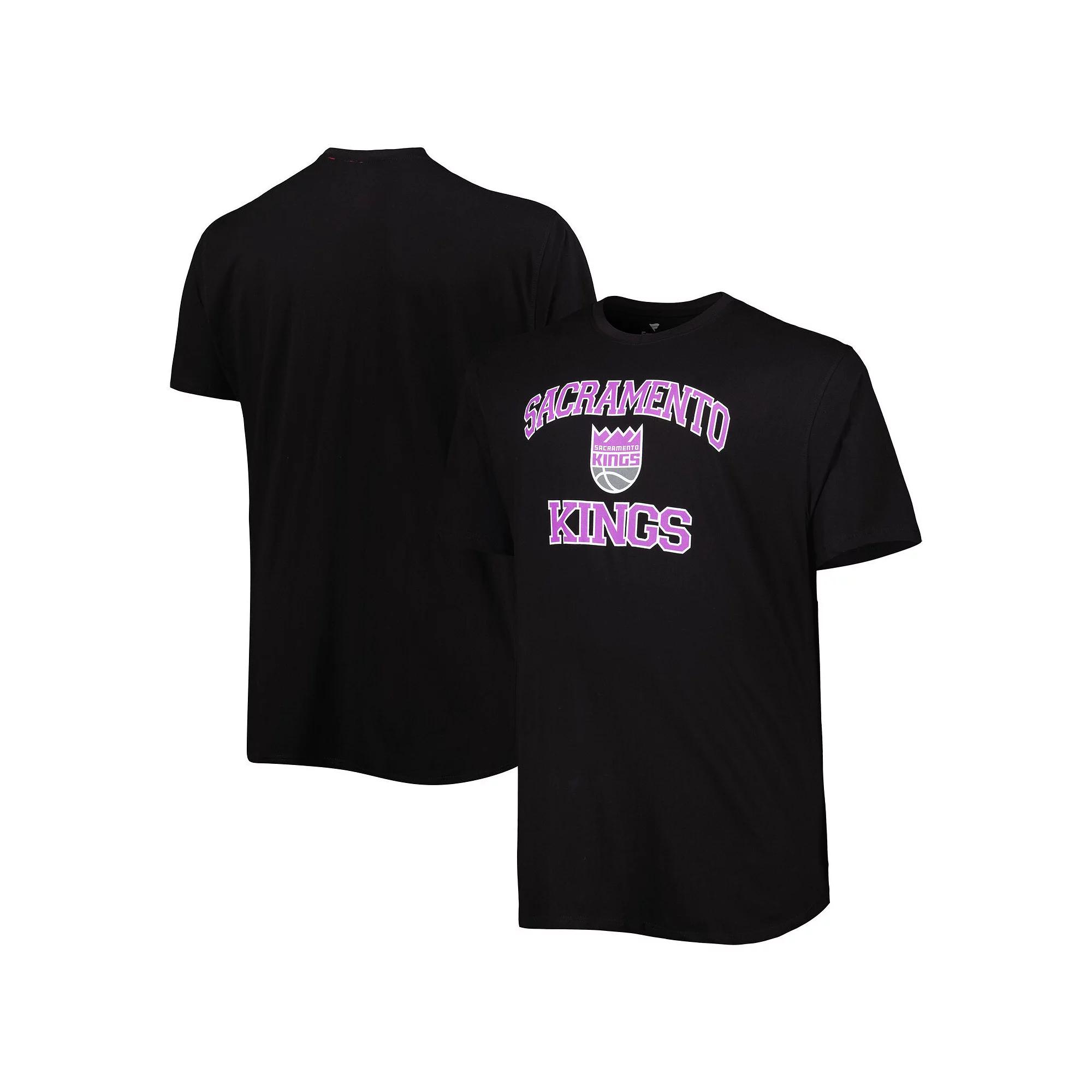 Men's Black Sacramento Kings Big & Tall Heart & Soul T-Shirt,  Product Image