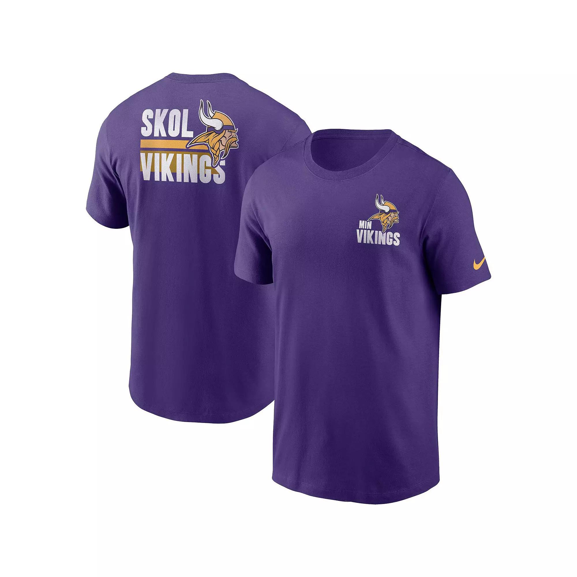 Men's Nike Purple Minnesota Vikings Blitz Essential T-Shirt, Size: Small Product Image