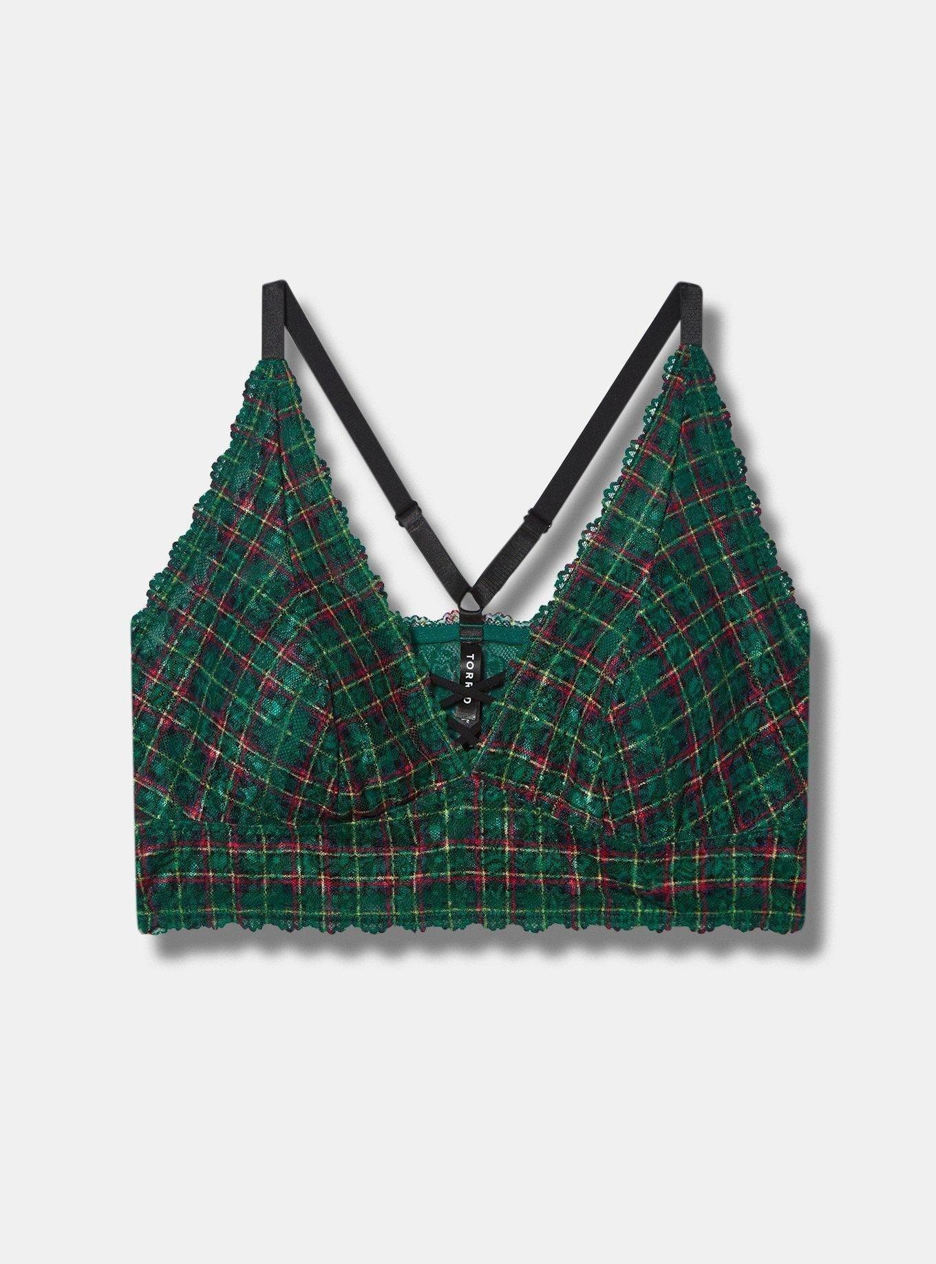 Lightly Lined Simply Lace XO Front Bralette Product Image