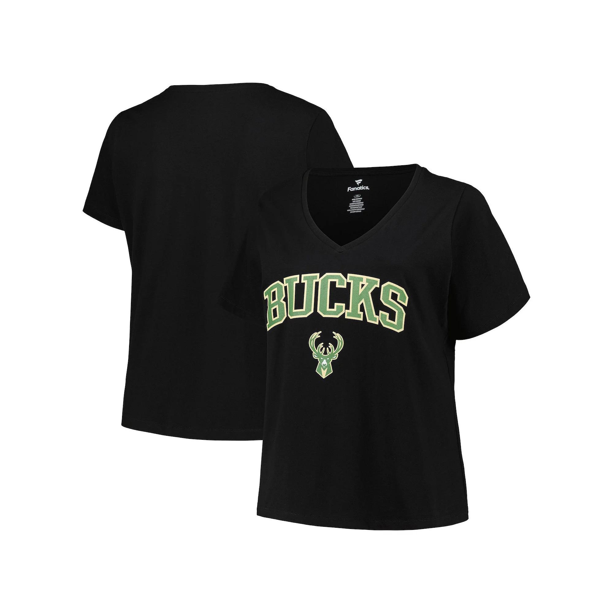 Women's Profile Black Milwaukee Bucks Plus  Product Image