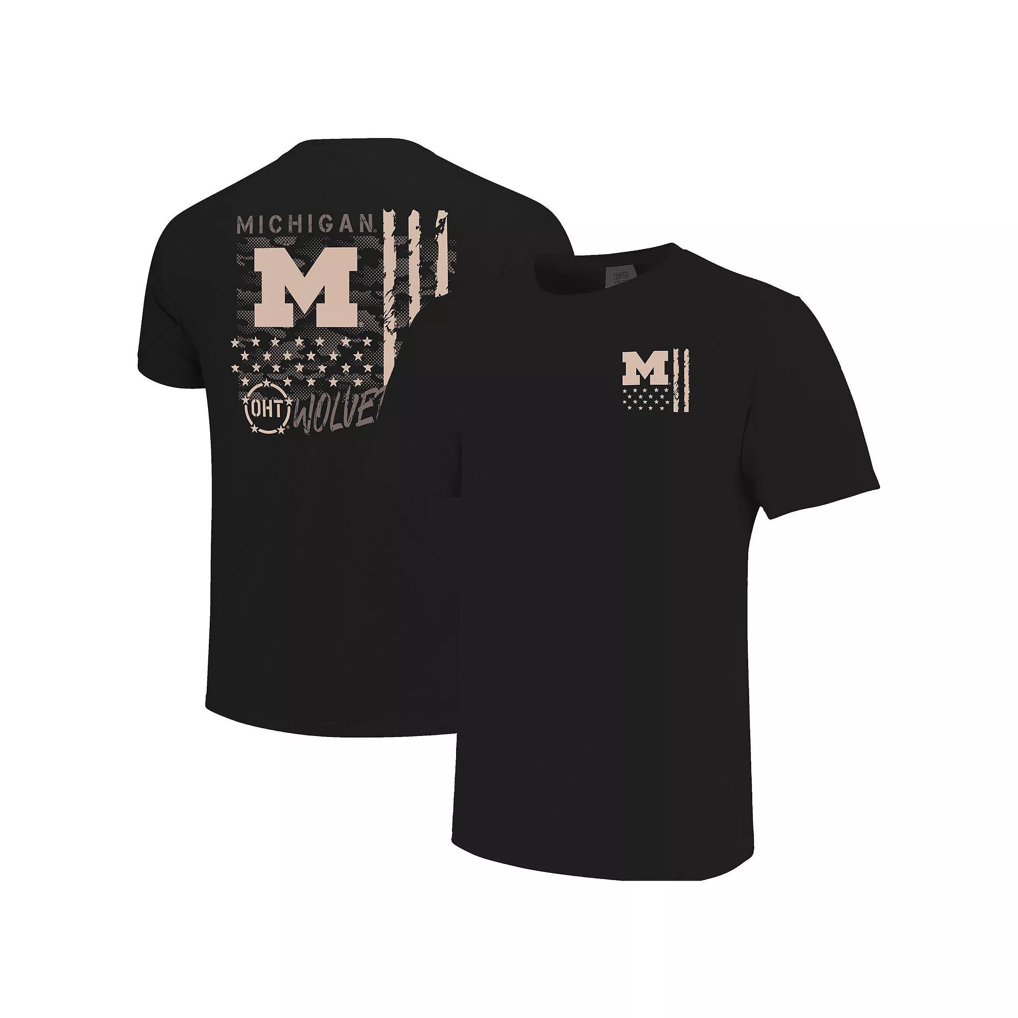 Men's Graphite Oklahoma Sooners Comfort Colors Minimal Vista Distressed Graphics T-Shirt,  Product Image