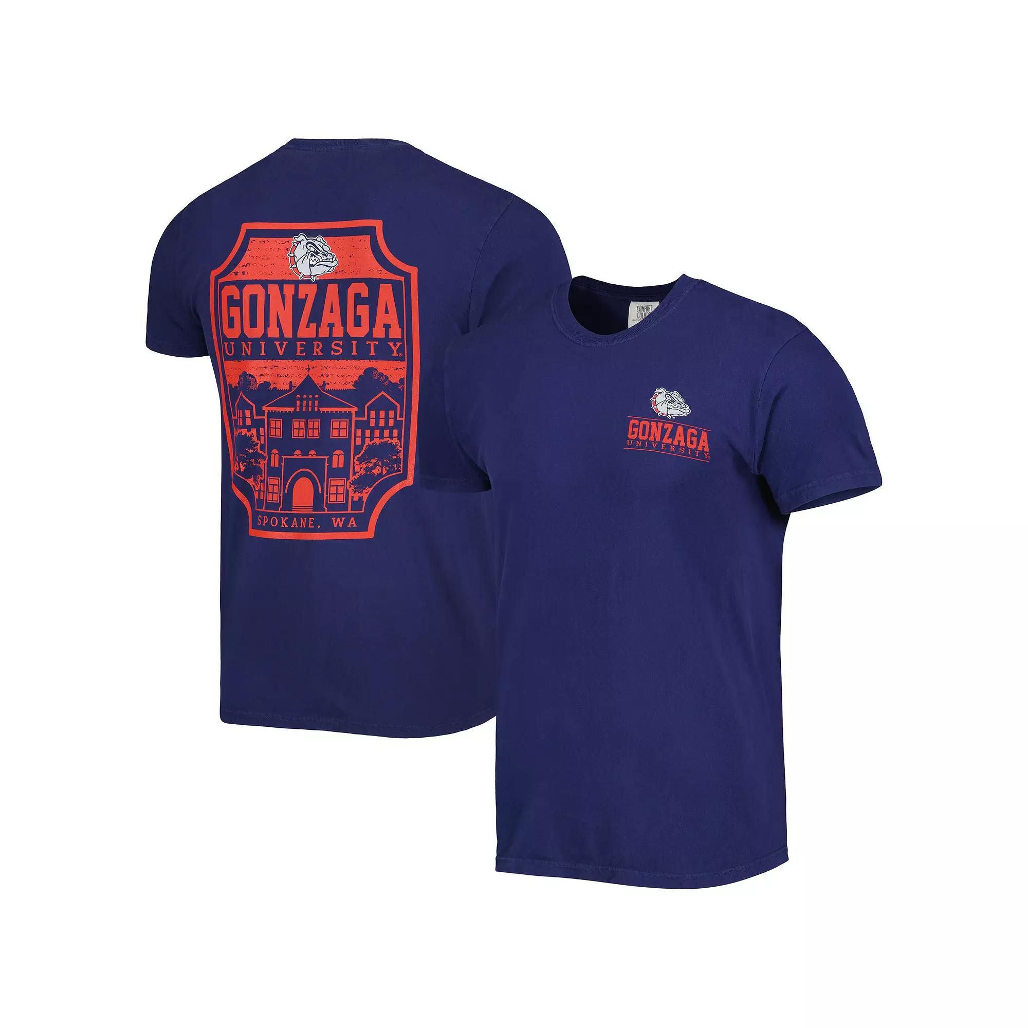 Men's Navy Gonzaga Bulldogs Logo Campus Icon T-Shirt,  Product Image