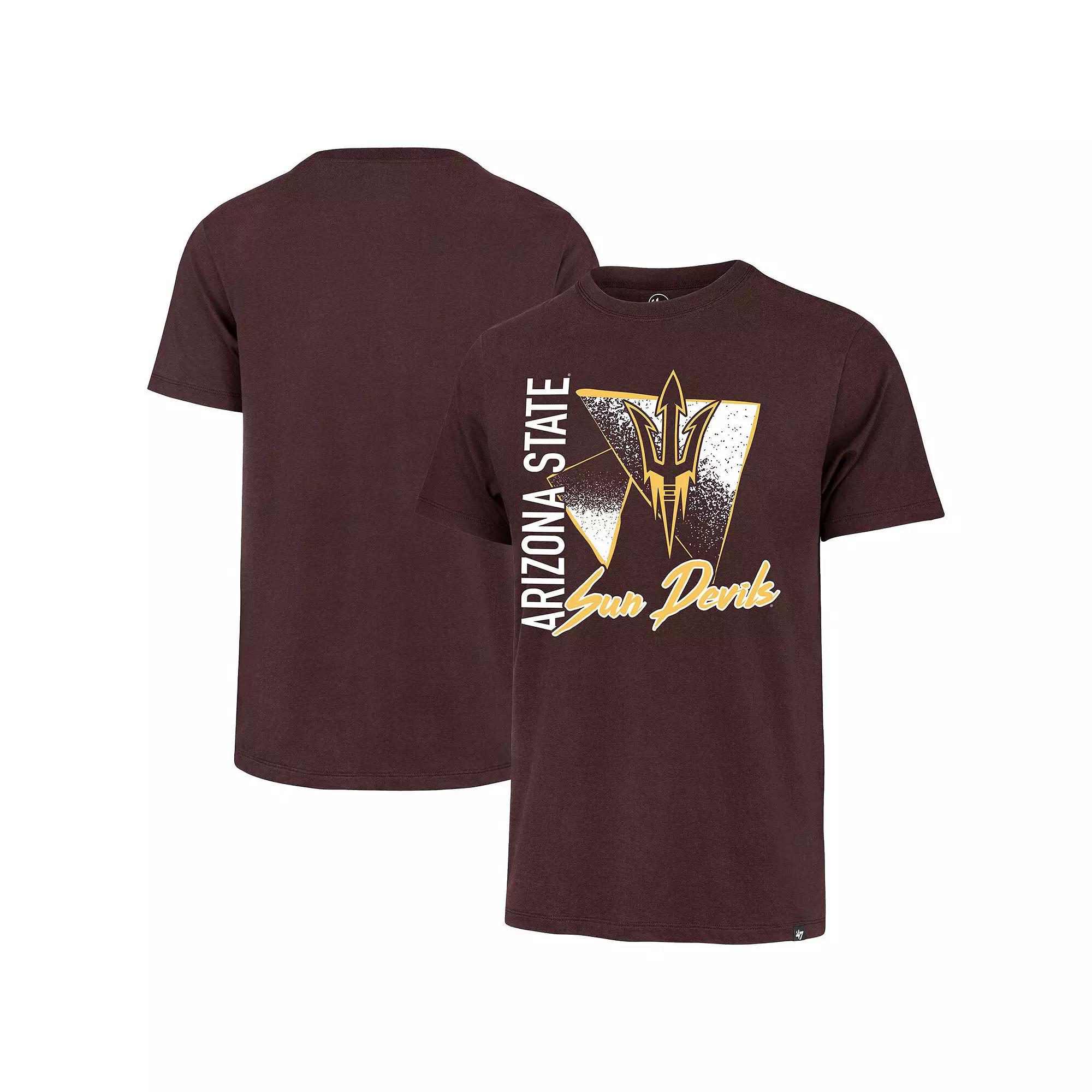 Men's '47 Maroon Arizona State Sun Devils Side Arm Franklin T-Shirt,  Product Image