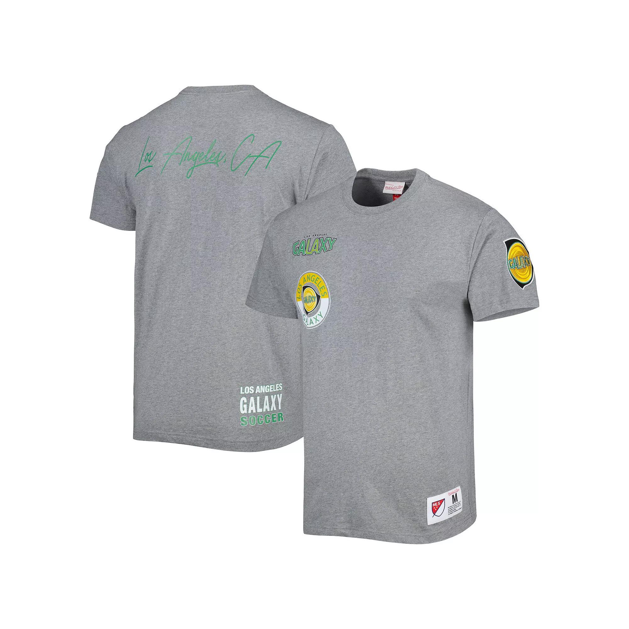 Men's Mitchell & Ness Gray LA Galaxy City Tee,  Product Image