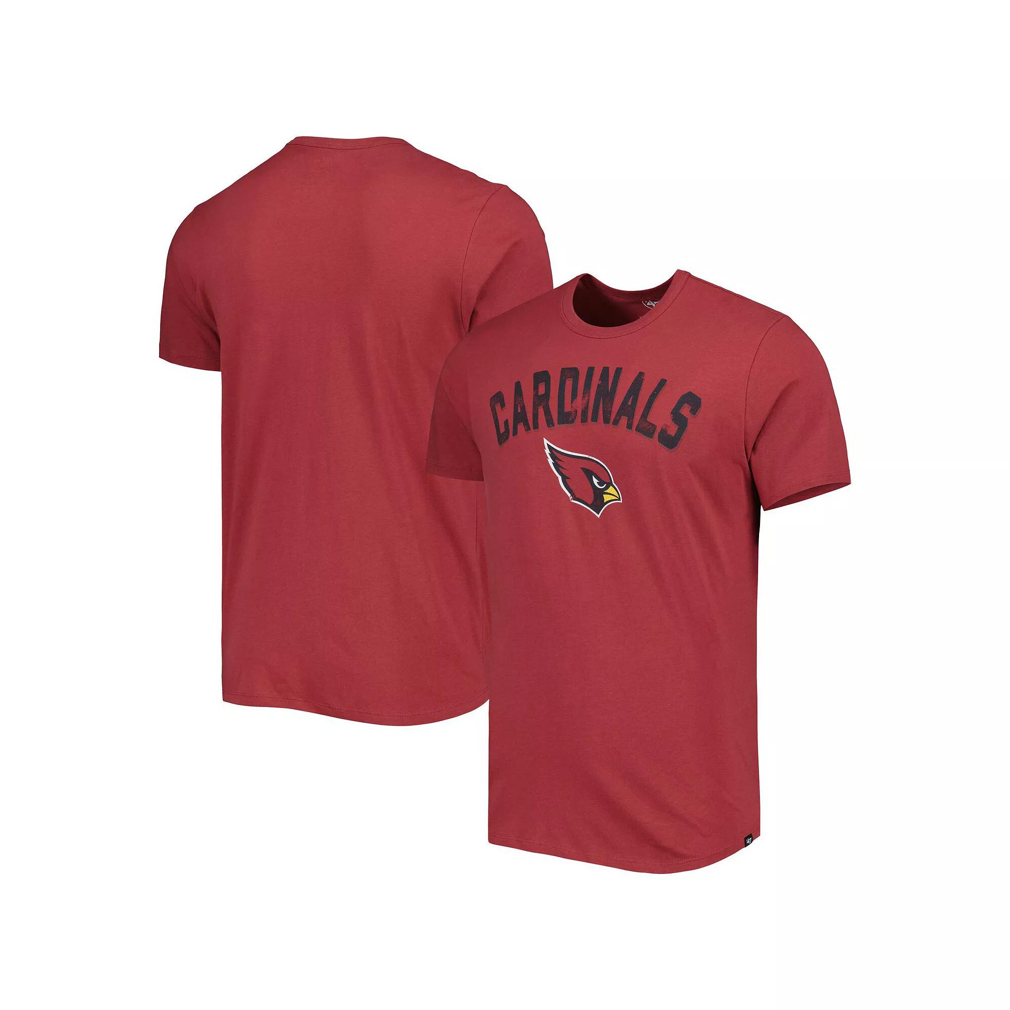 Men's '47 Cardinal Arizona Cardinals All Arch Franklin T-Shirt,  Product Image