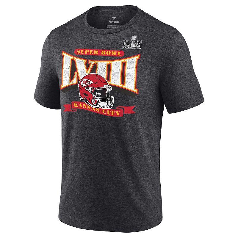 Men's Nike San Francisco 49ers NFL 2023 Super Bowl Bound Triblend Tee, Size: Small, Gray Product Image
