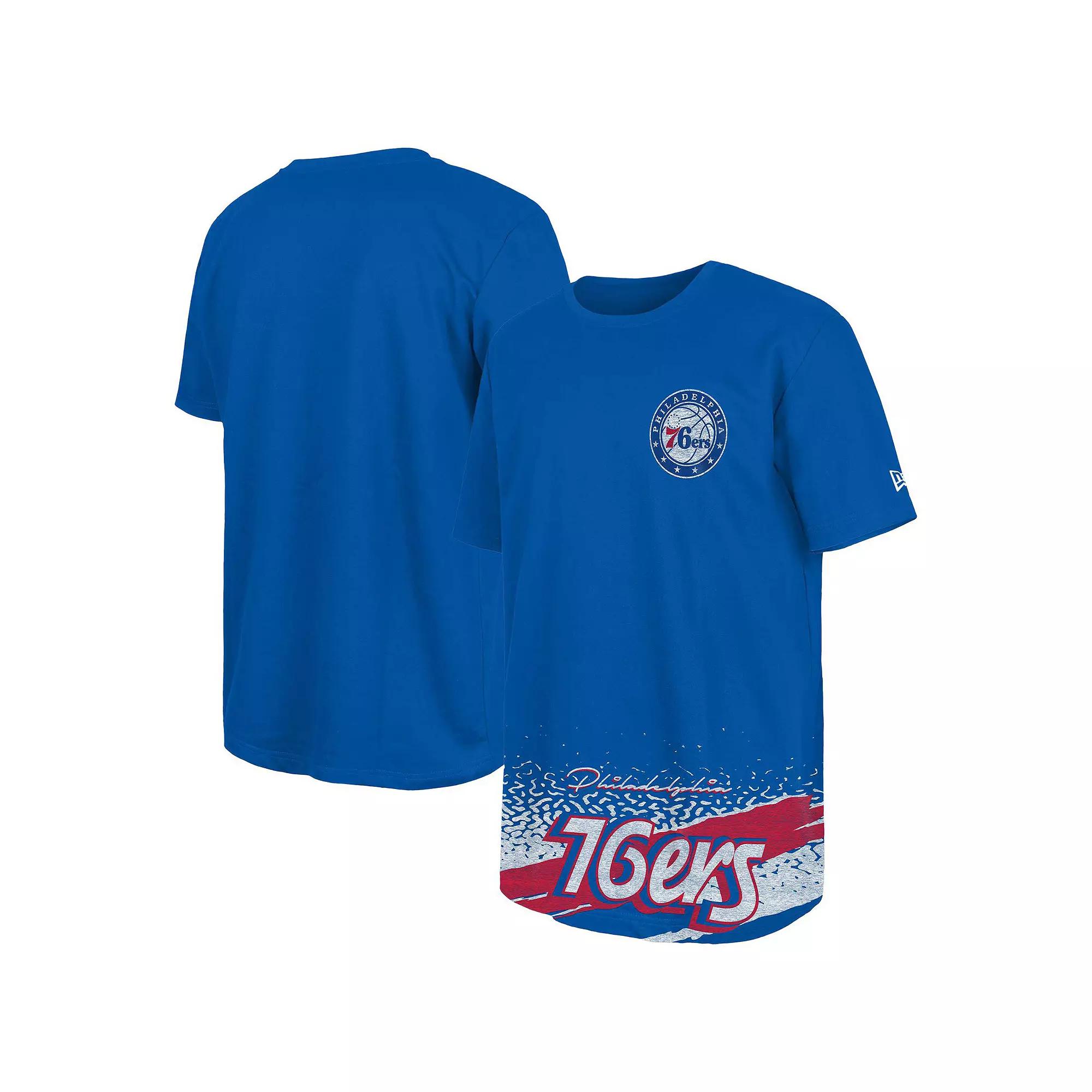 Men's New Era Royal Philadelphia 76ers Sport Classics T-Shirt,  Product Image