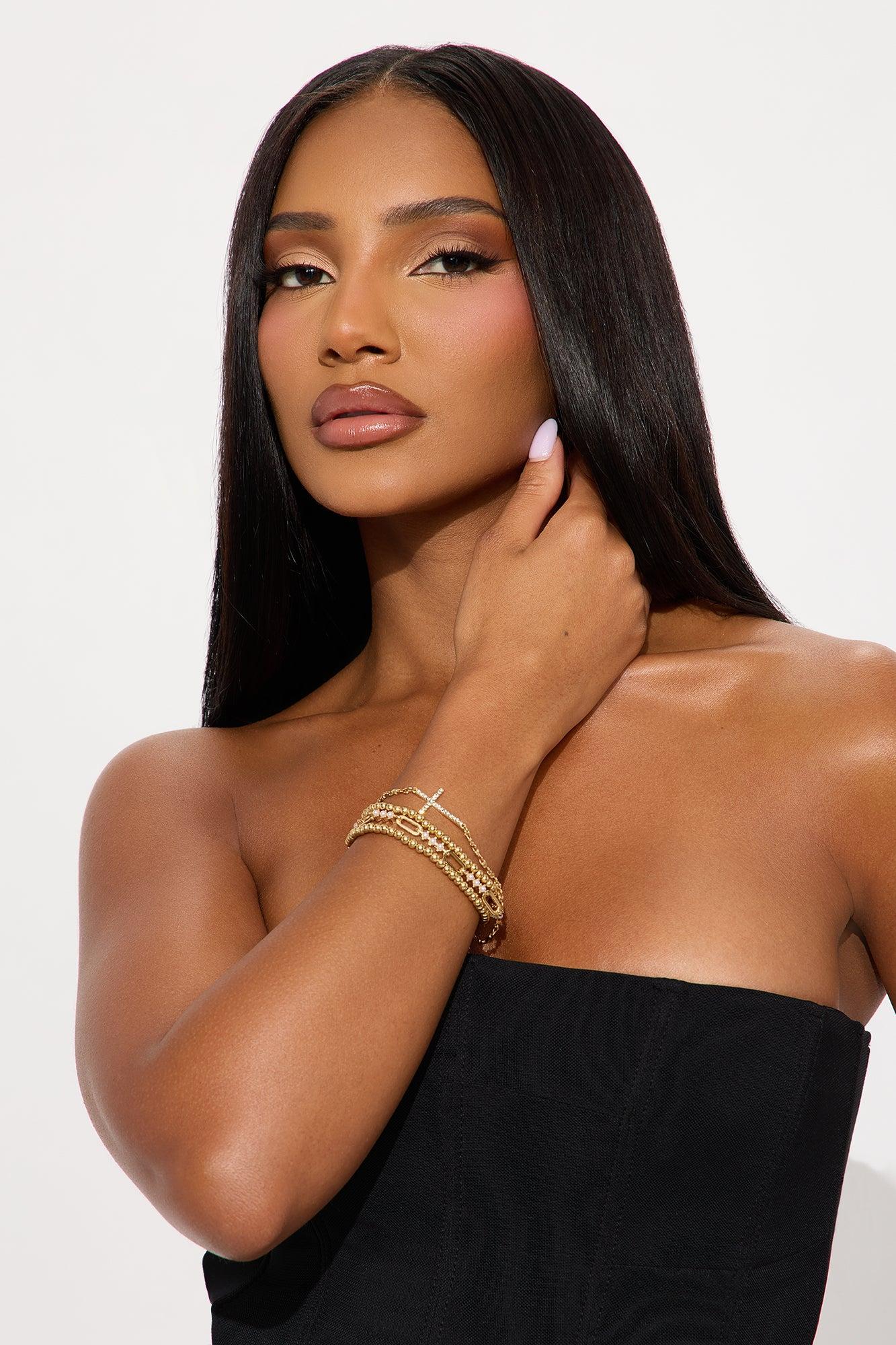 Esme 4 Piece Bracelet Set - Gold Female Product Image