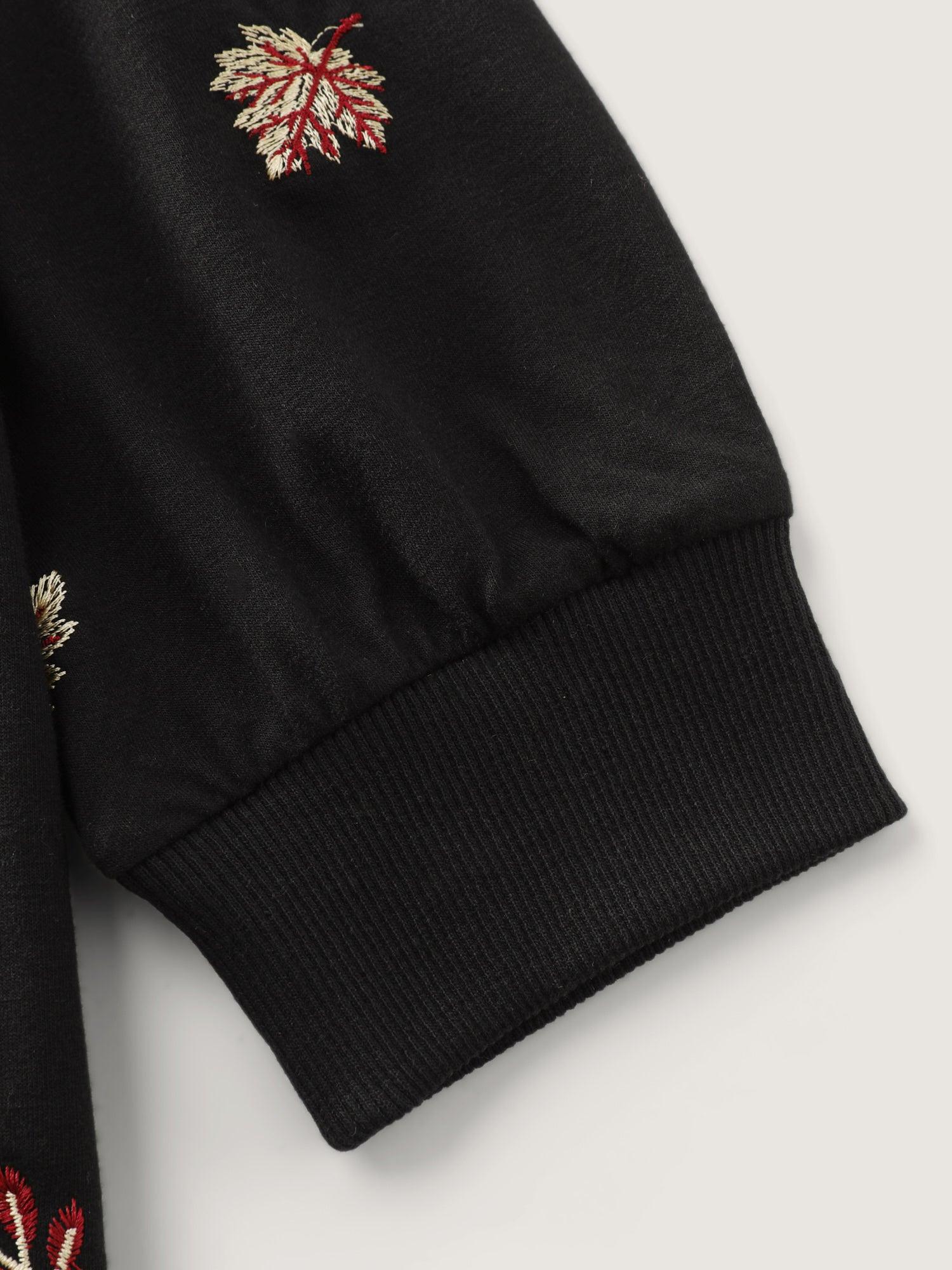 Stretch Lead Embroidered Sweatshirt Female Product Image