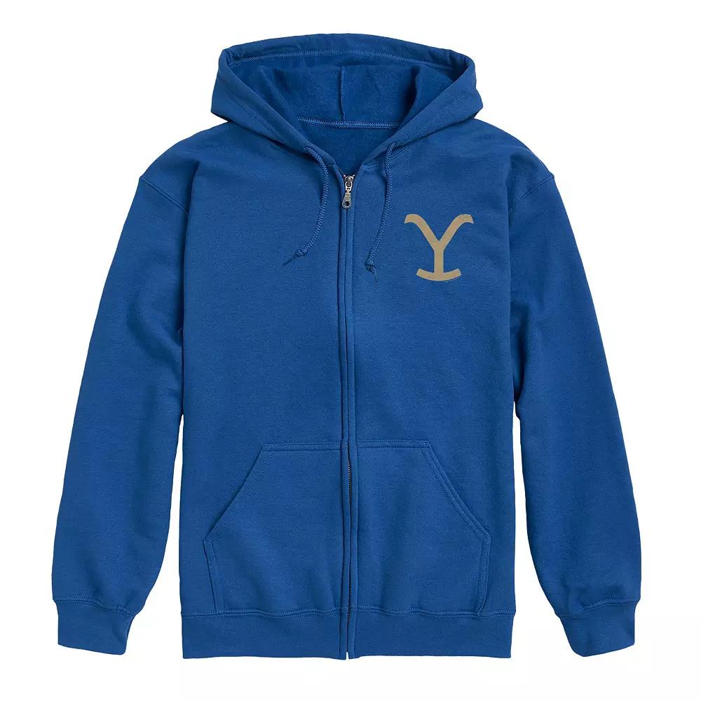 Men's Yellowstone Y Brand Zip Hoodie,  Product Image
