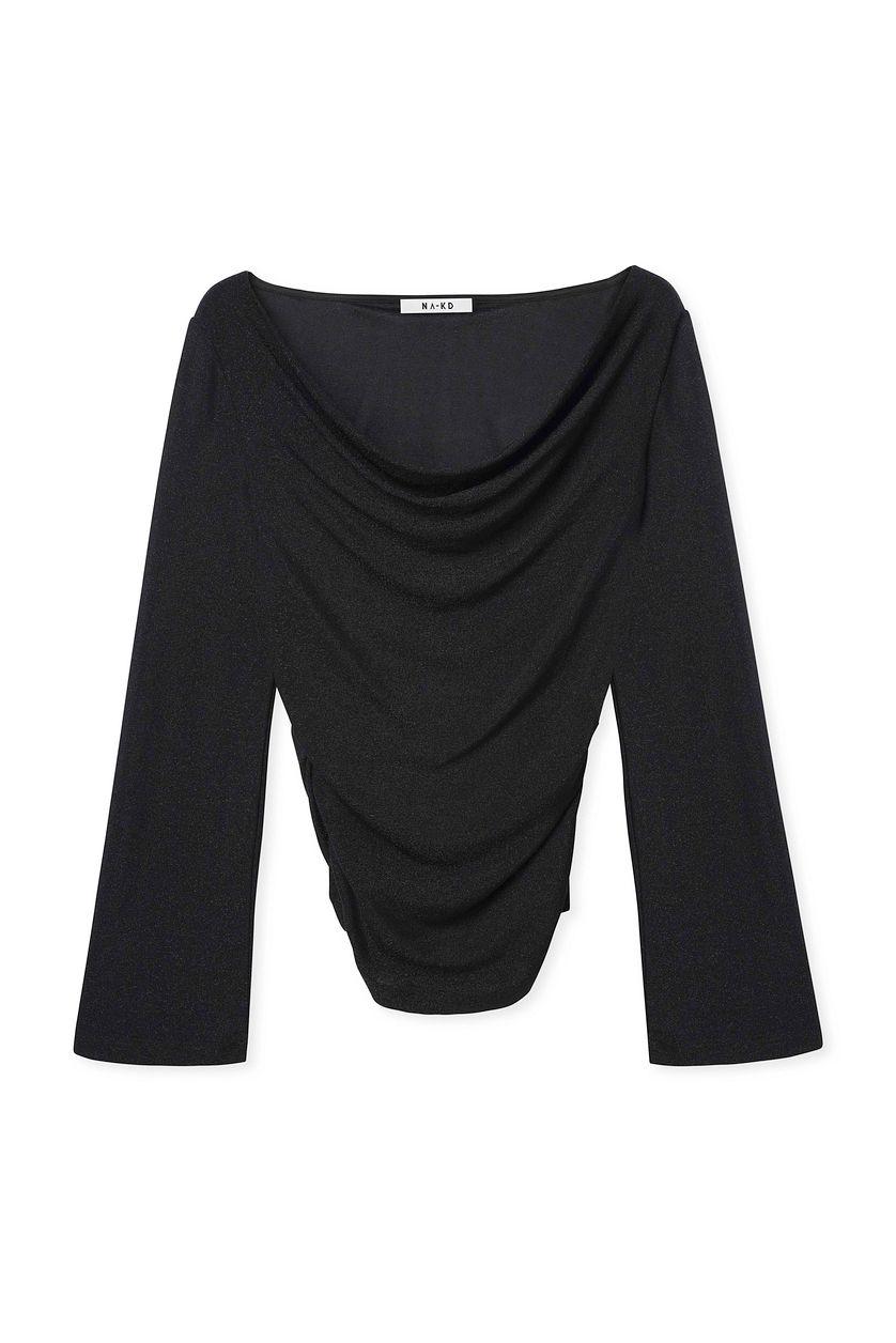 Glitter Long Sleeve Top Product Image