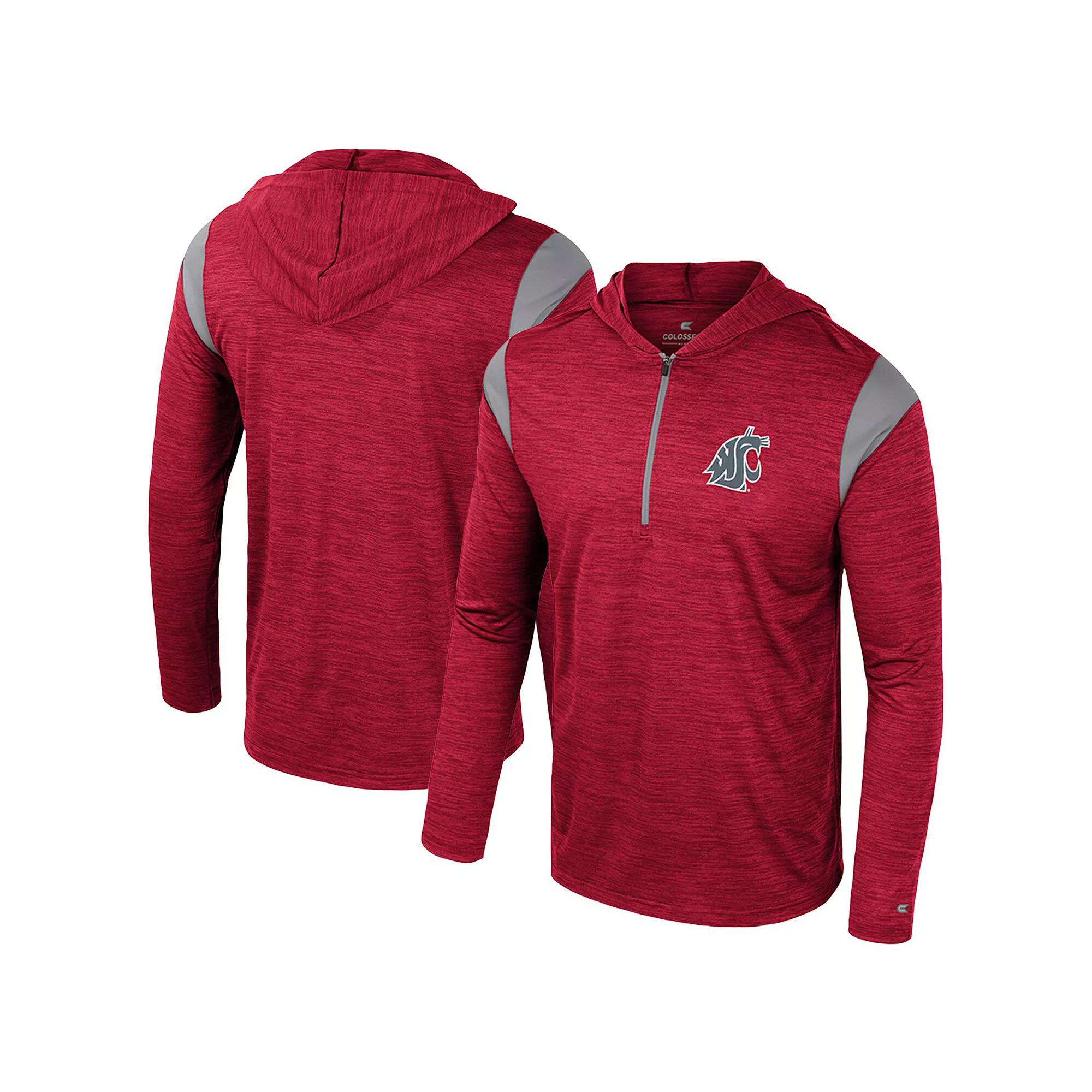 Men's Colosseum Navy Georgetown Hoyas Dozer Half-Zip Windshirt,  Product Image