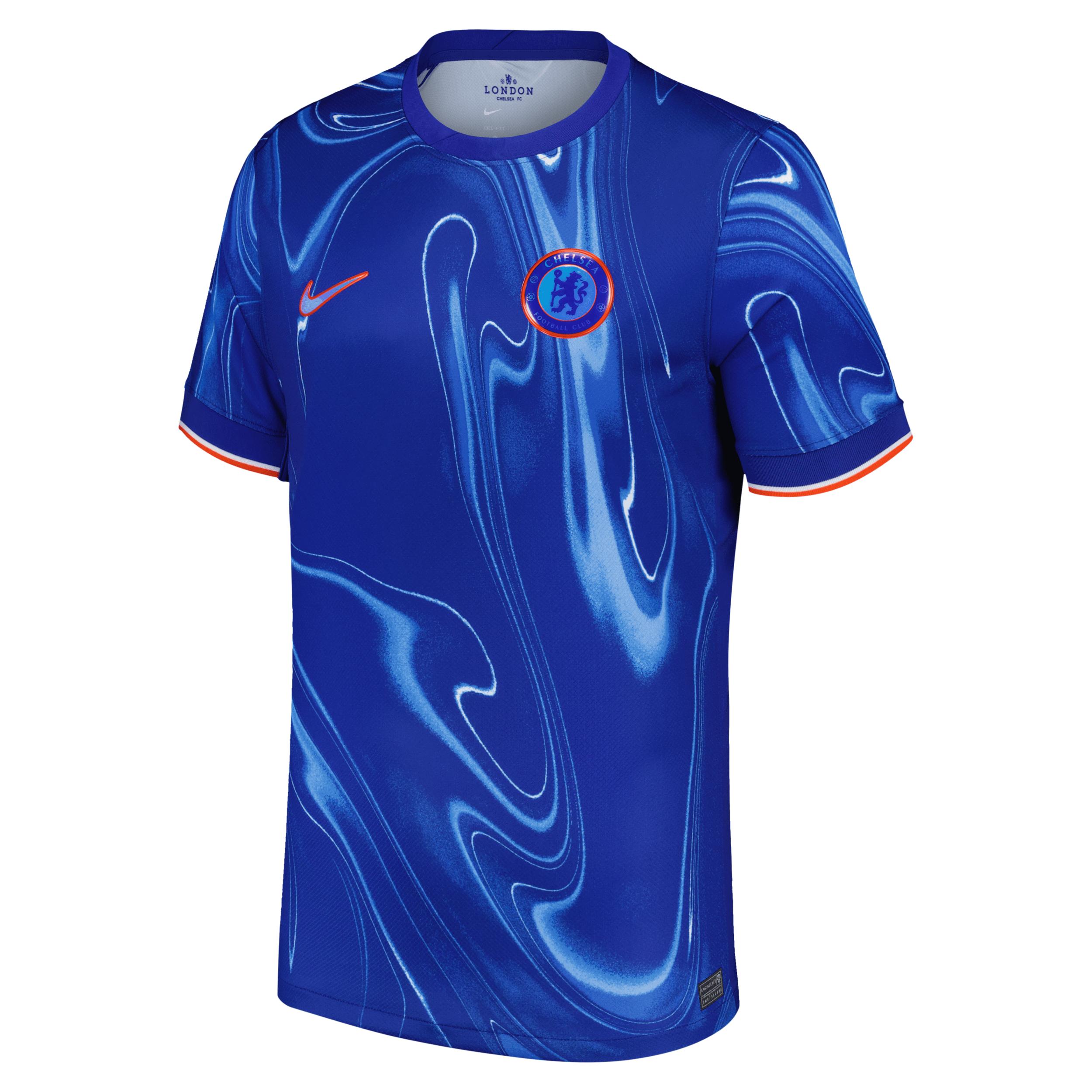 Mens Nike Christopher Nkunku Blue Chelsea 2024/25 Home Replica Player Jersey Product Image