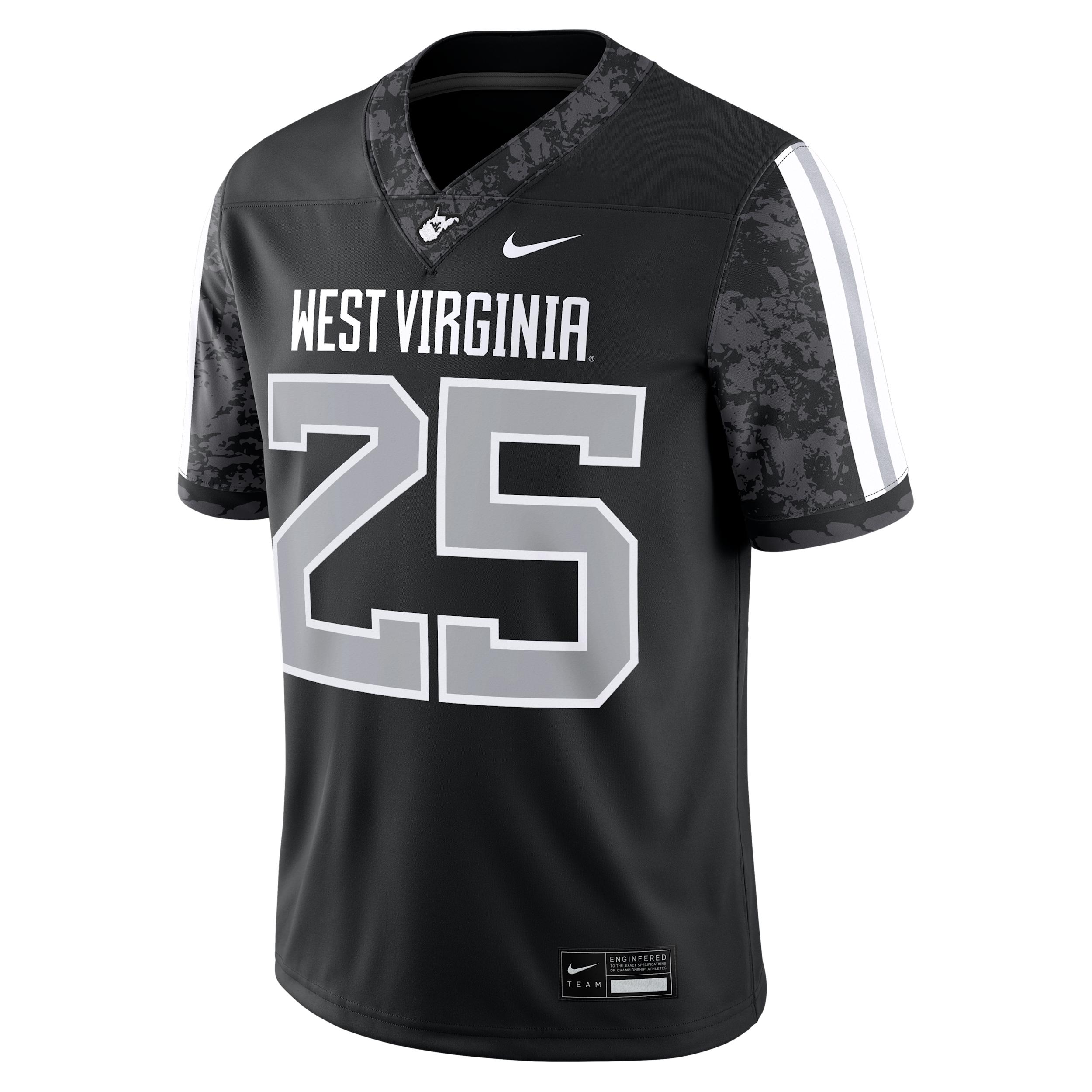 West Virginia Mens Nike Mens Dri-FIT College Game Jersey | NC2F08B5WVN-VF6 Product Image