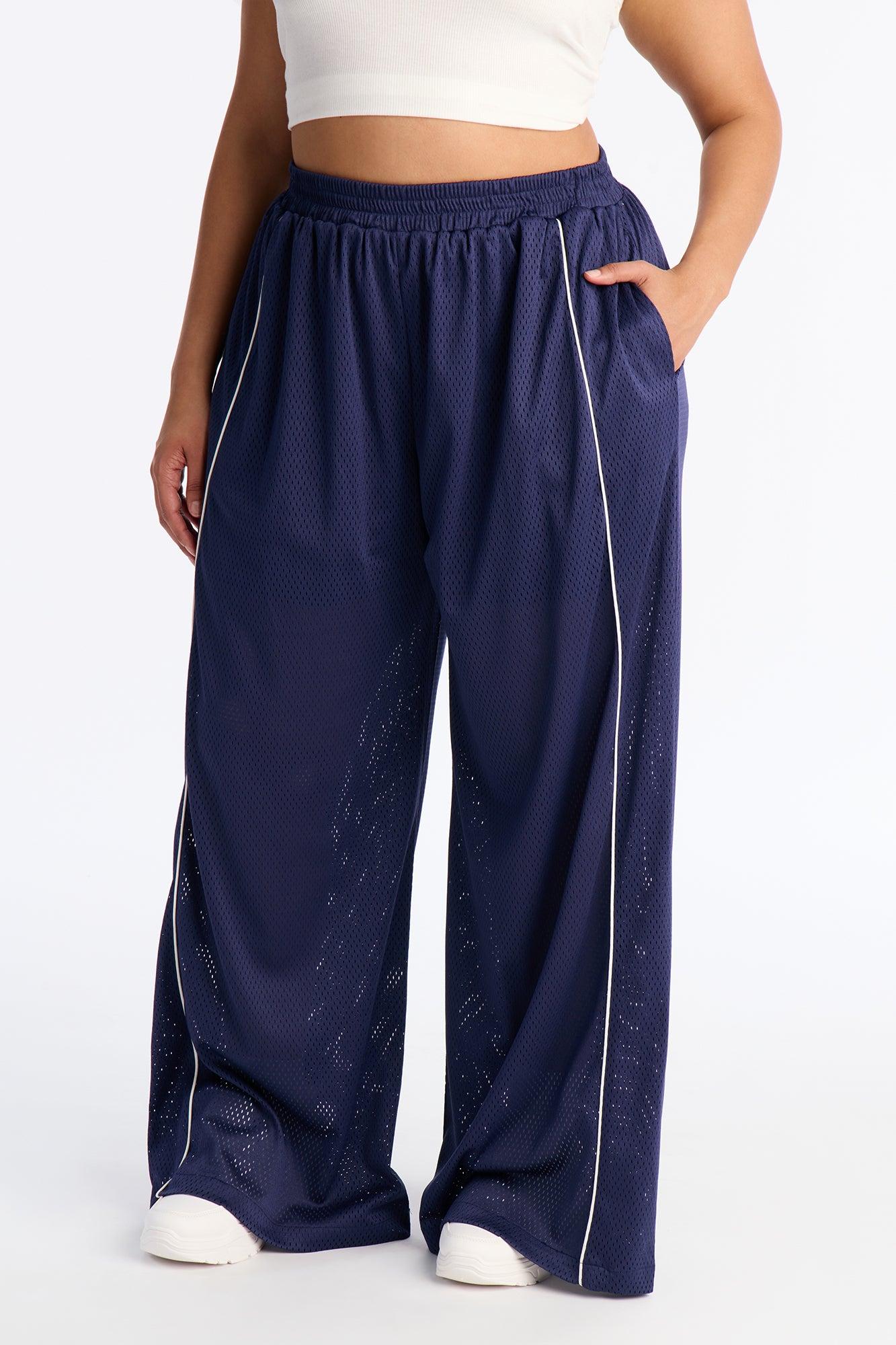 Milianna Wide Leg Pant - Navy Female Product Image