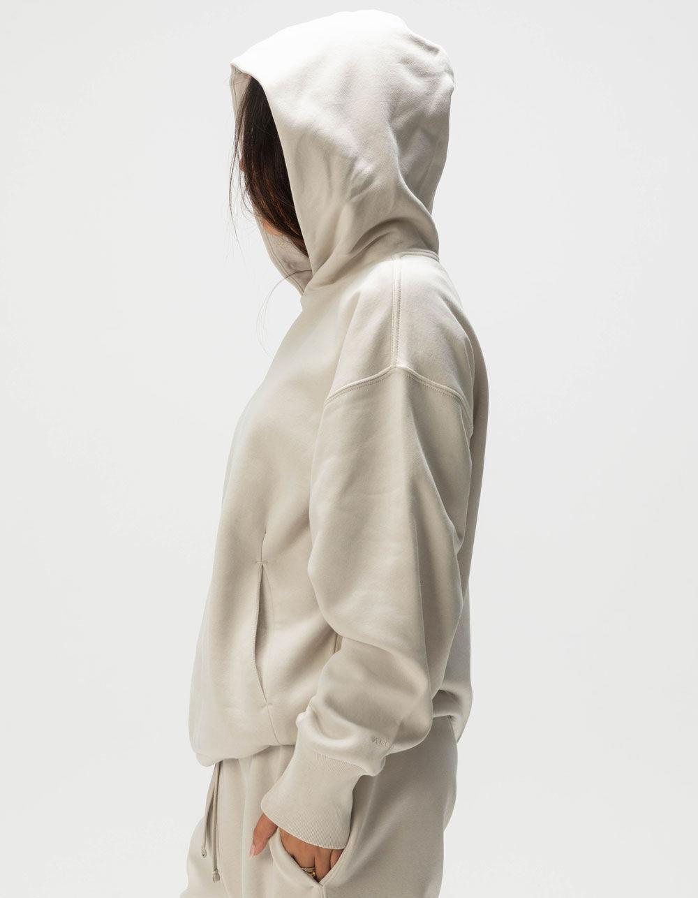 ADIDAS All SZN Womens Boyfriend Hoodie - LIGHT GRAY Product Image