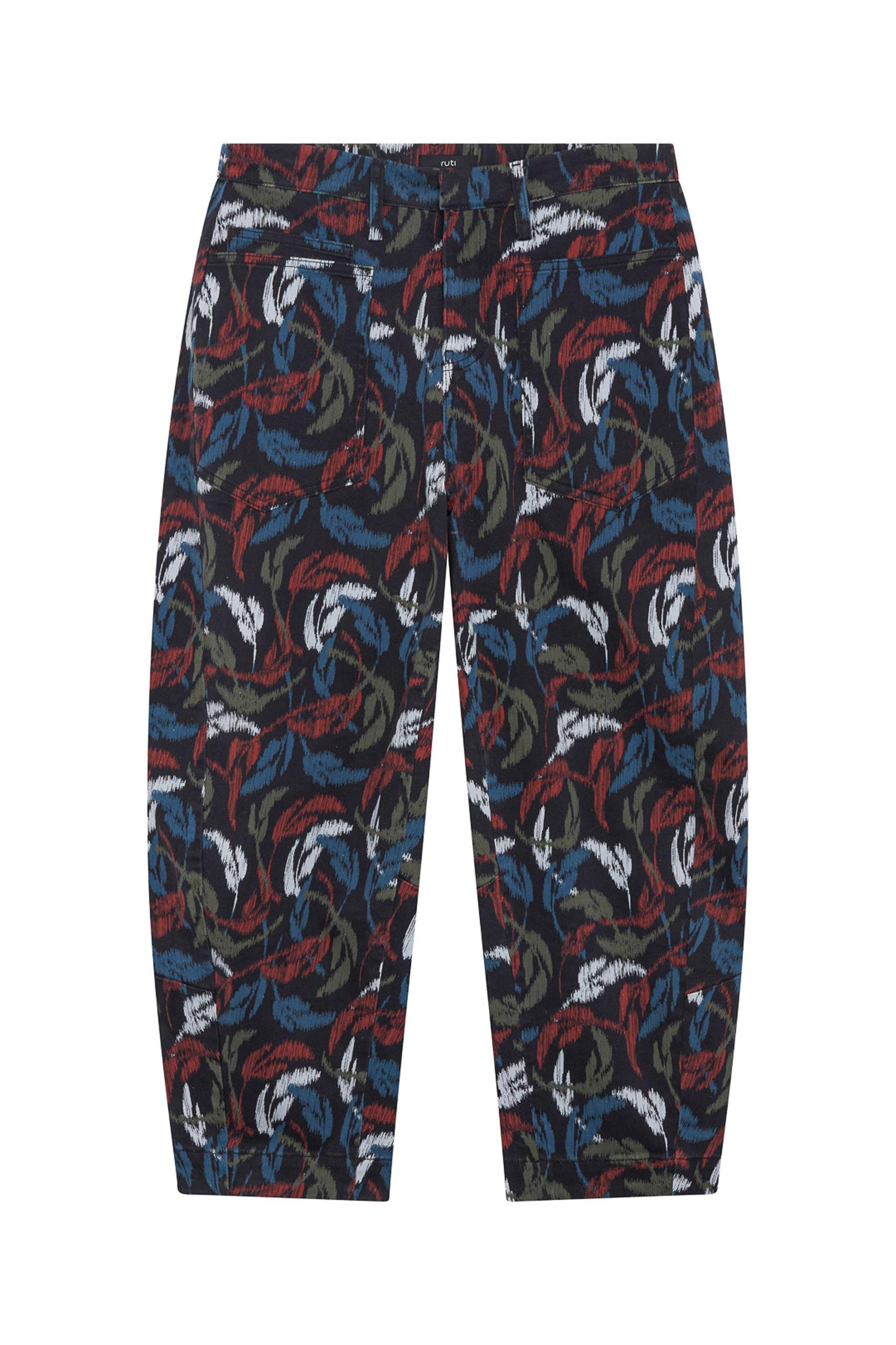 The Printed Slouchy Soft Twill Pants Product Image